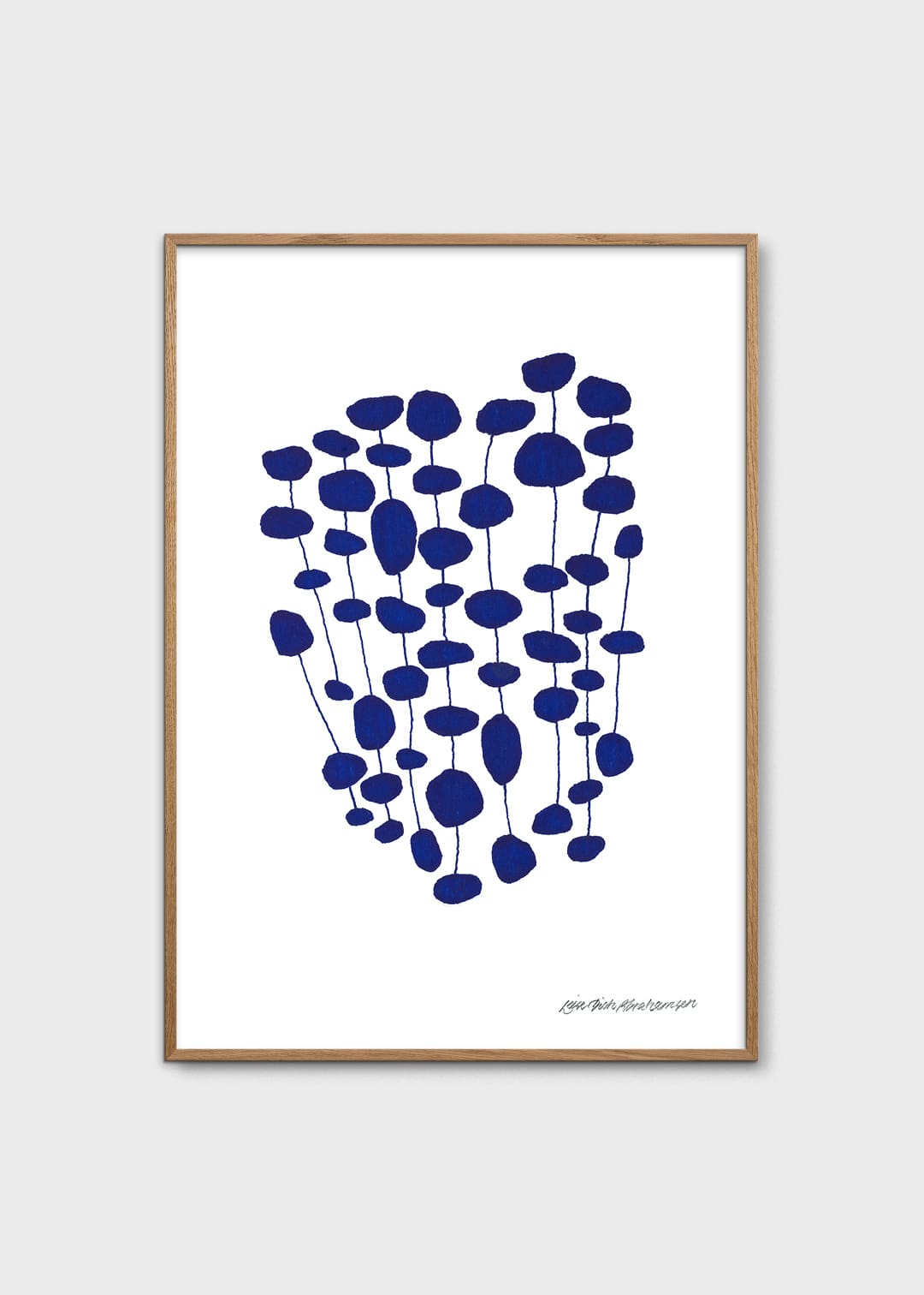 Leise Dich Abrahamsen, Blue Pearl Forest art print - The Poster Club