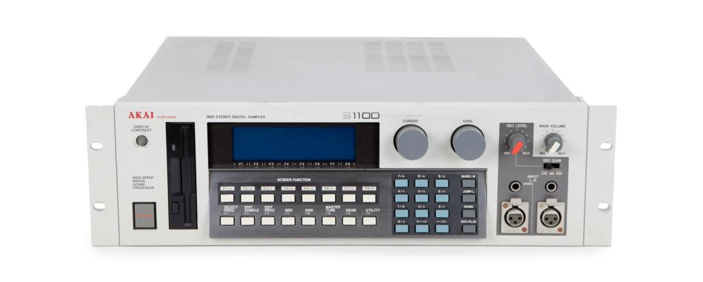 Akai S1100 sampler - The Prodigy equipment