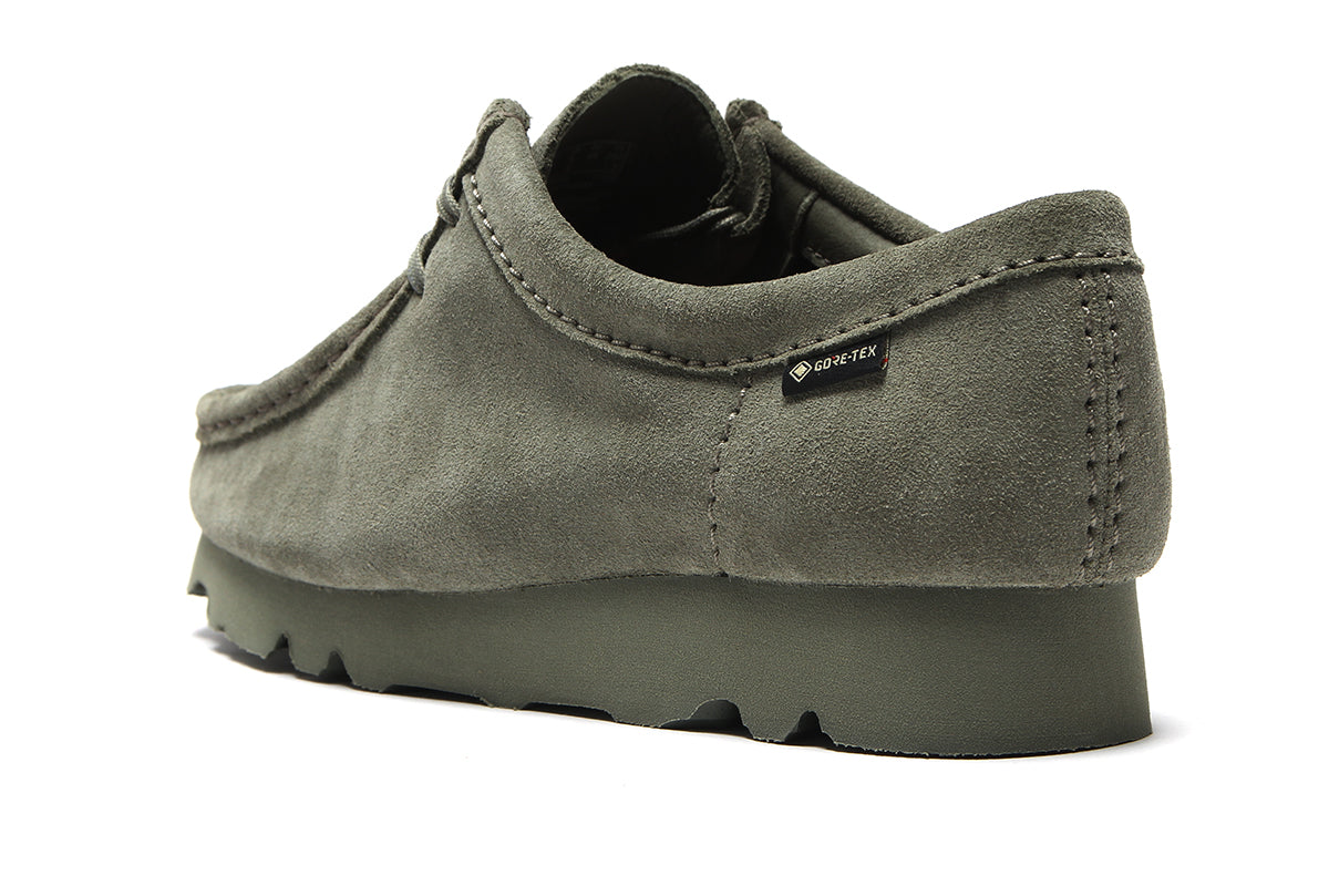 Women's Wallabee GTX Khaki/Green Suede – Premier