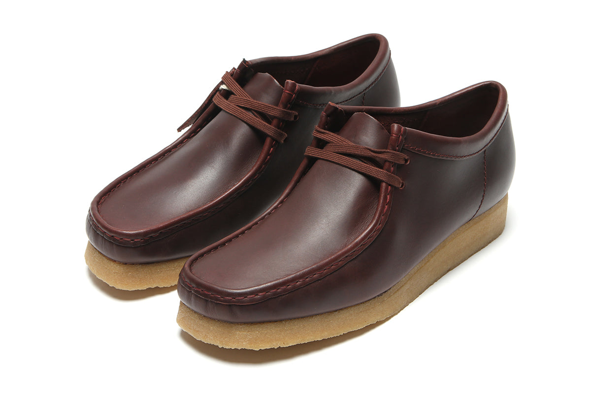 Wallabee Deep Red Leather – Premier
