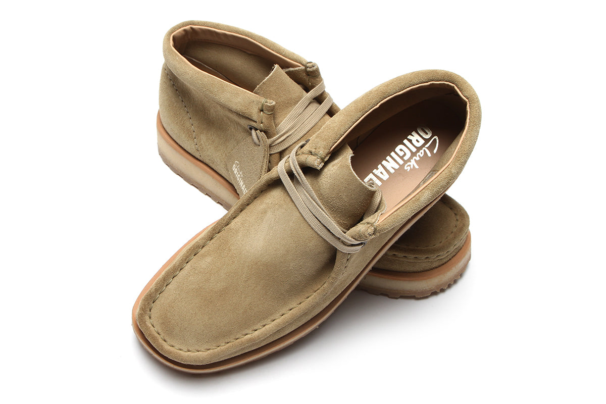 Women's Wallabee Scout Dark Sand Suede – Premier