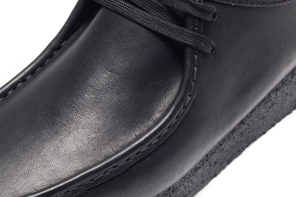 Wallabee Black Leather – Premier