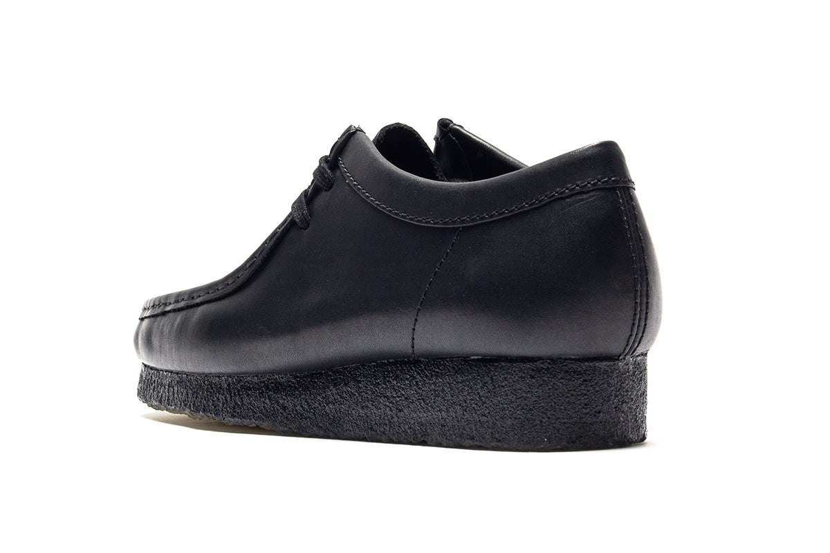 Wallabee Black Leather – Premier