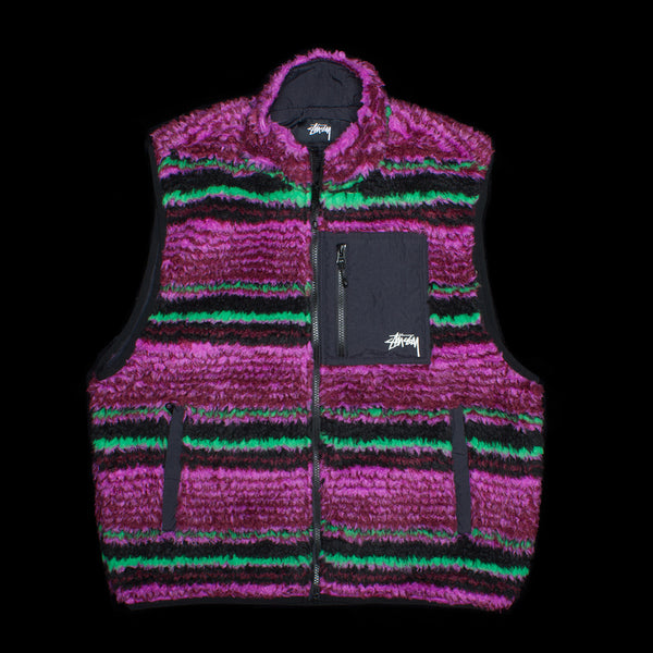 Striped Sherpa Vest – Premier