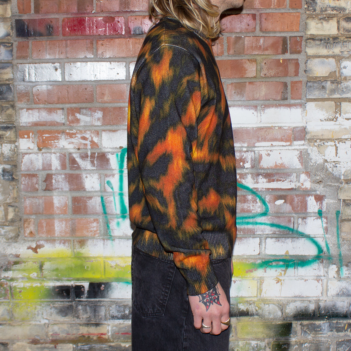 Printed Fur Sweater – Premier