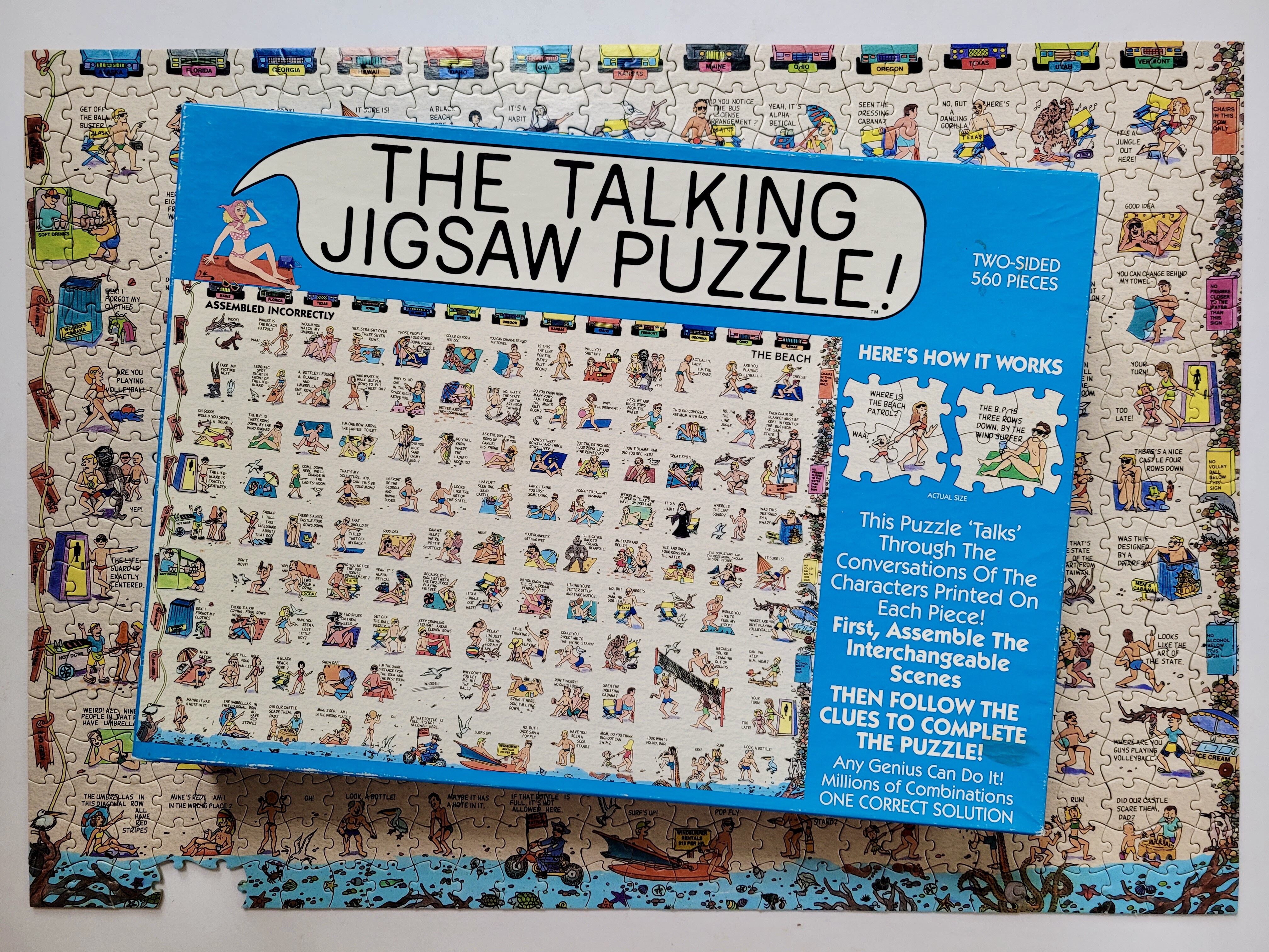 The Talking Jigsaw Puzzle: The Beach – thepuzzlesivedone