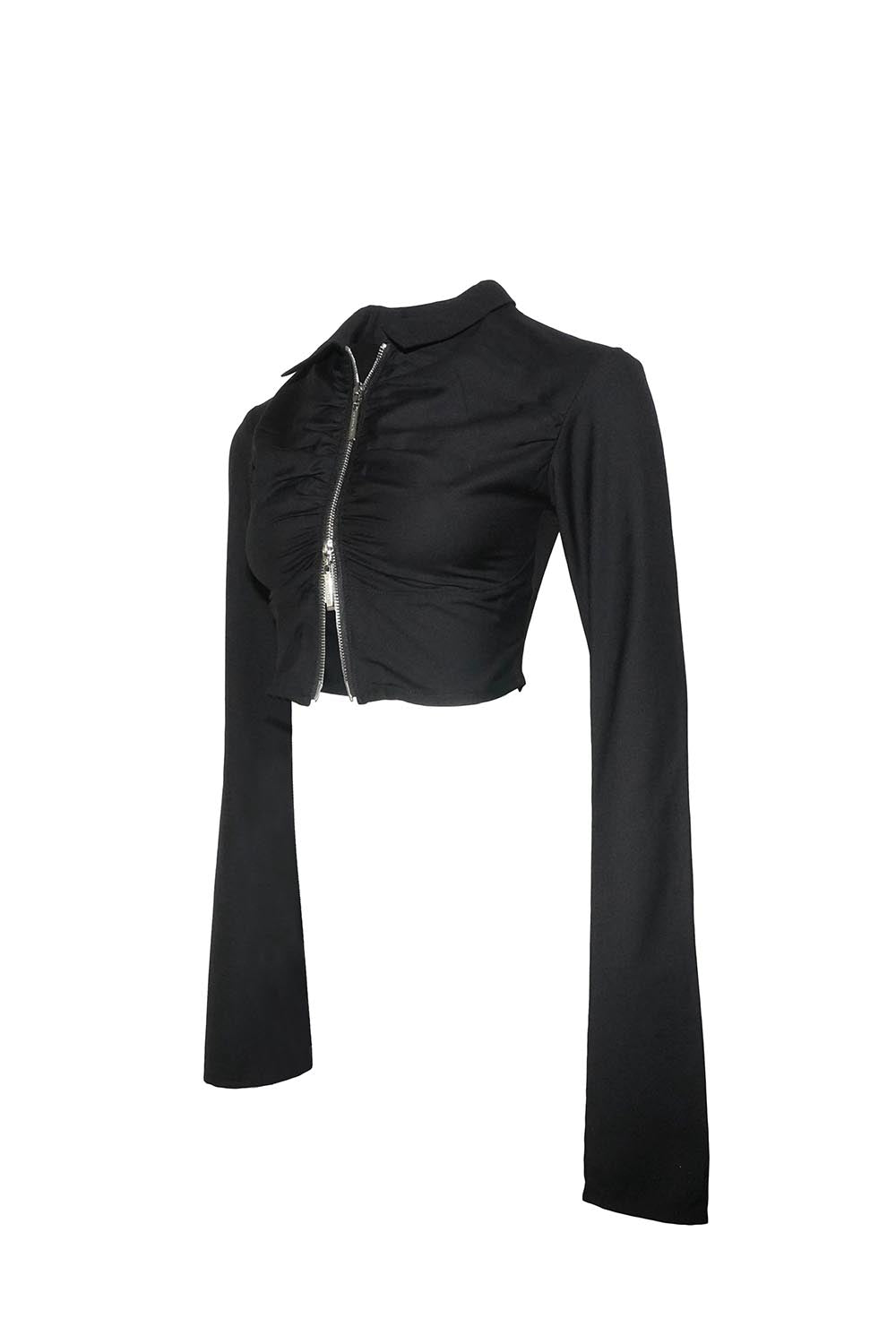 THEREDTHREAD / ザレッドスレッド】S w zip gather shirt