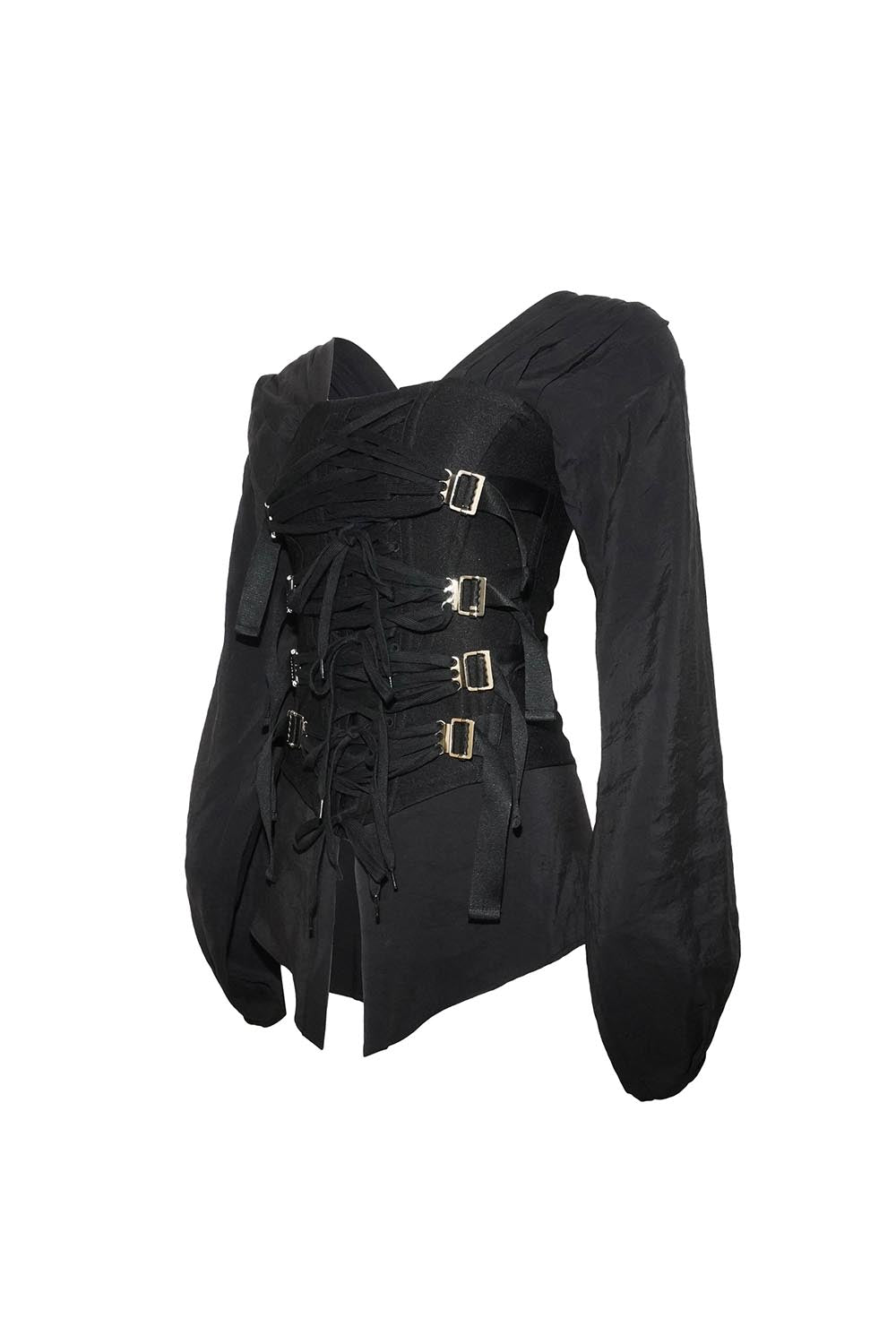 THEREDTHREAD / ザレッドスレッド】S burlesque corset blouse