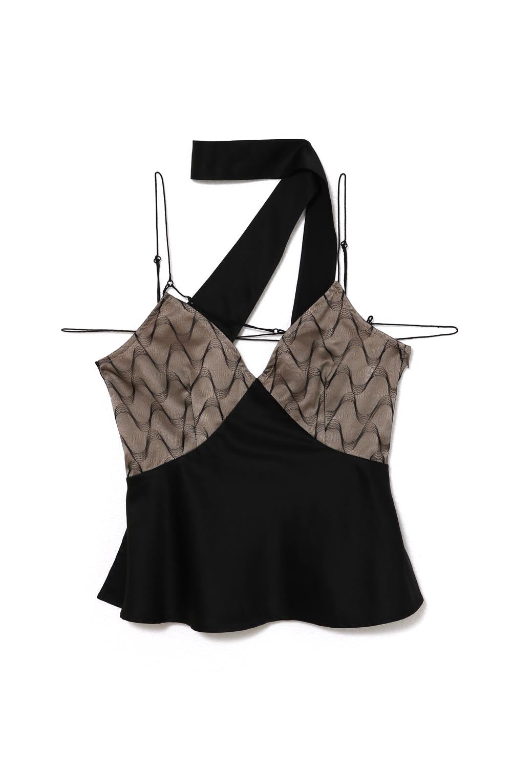 THEREDTHREAD / ザレッドスレッド】S cross camisole curve