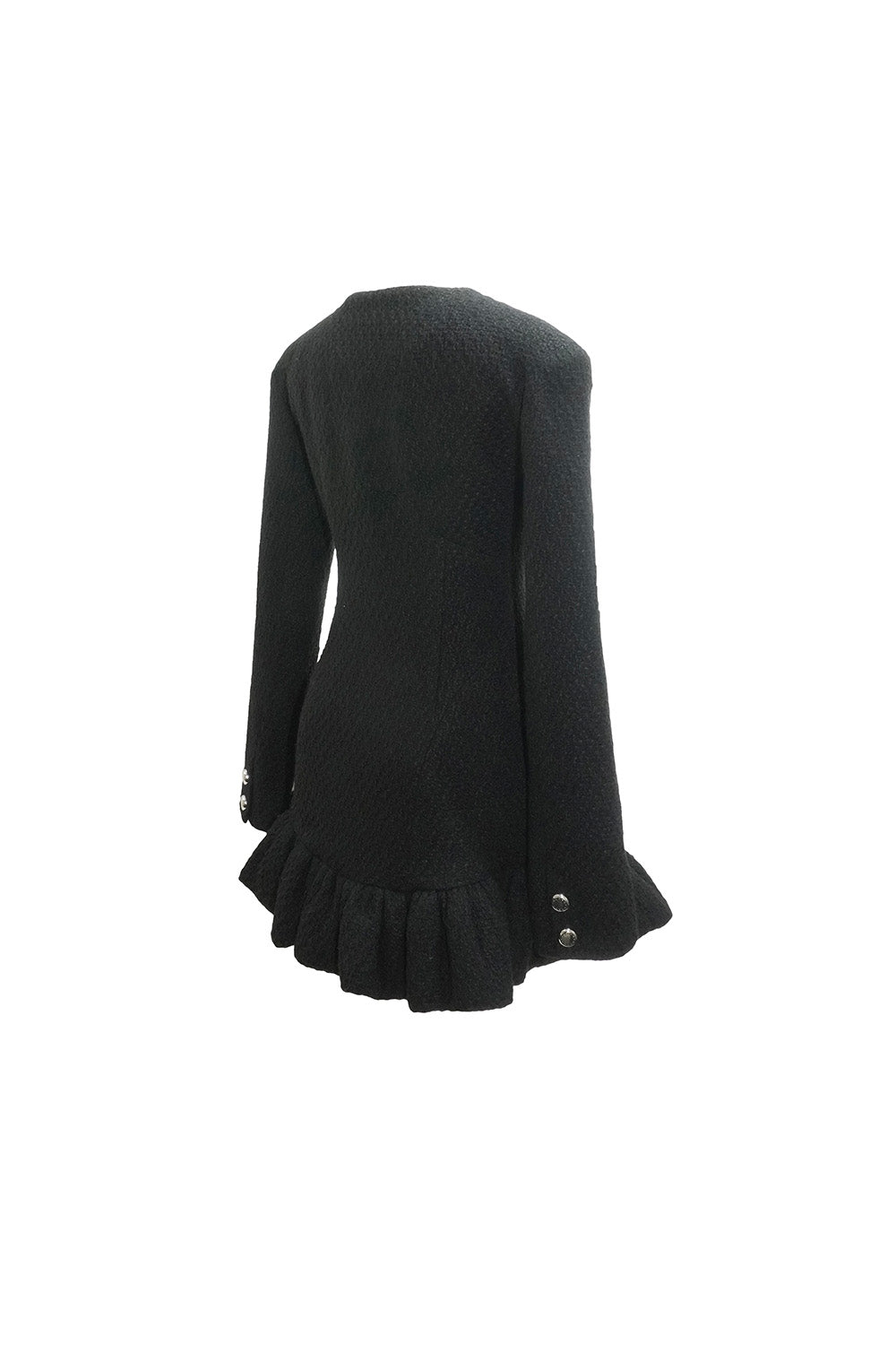 THEREDTHREAD / ザレッドスレッド】S tweed balloon dress mini