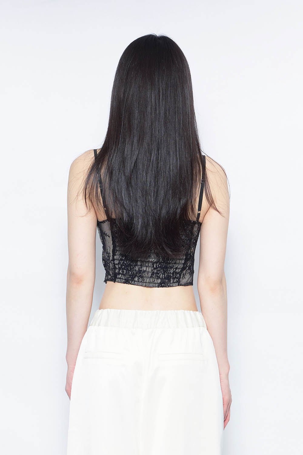 THEREDTHREAD / ザレッドスレッド】S flower taped camisole