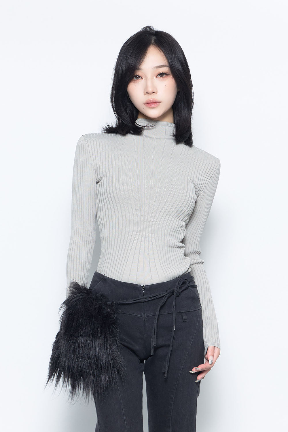 THEREDTHREAD / ザレッドスレッド】S fitted knit tops