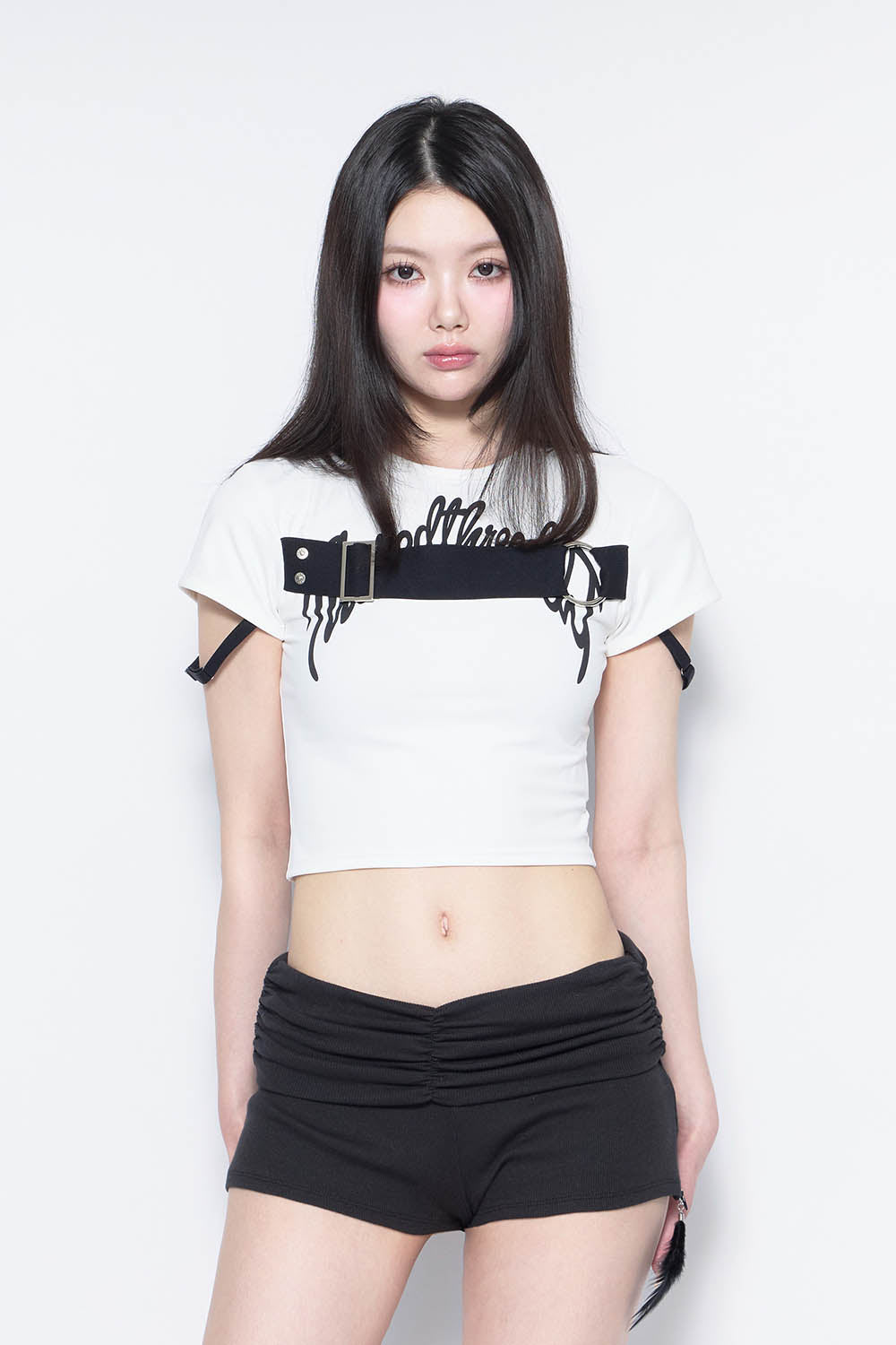 THEREDTHREAD / ザレッドスレッド】S logo belt tops