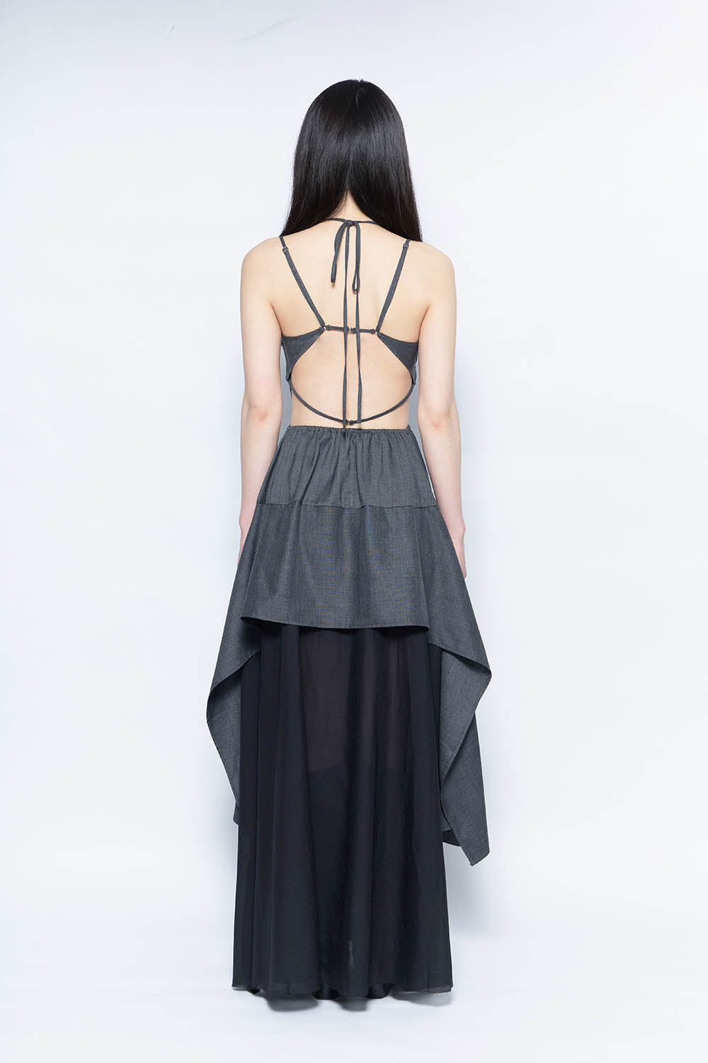 THEREDTHREAD / ザレッドスレッド】S cat slit long dress