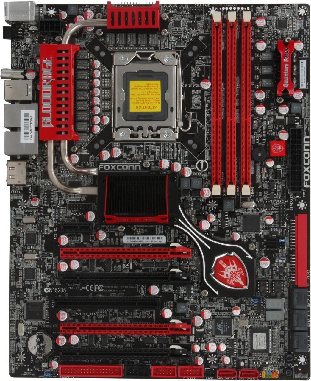 希少】Foxconn BloodRage X58 LGA1366マザーボード Foxconn Bloodrage