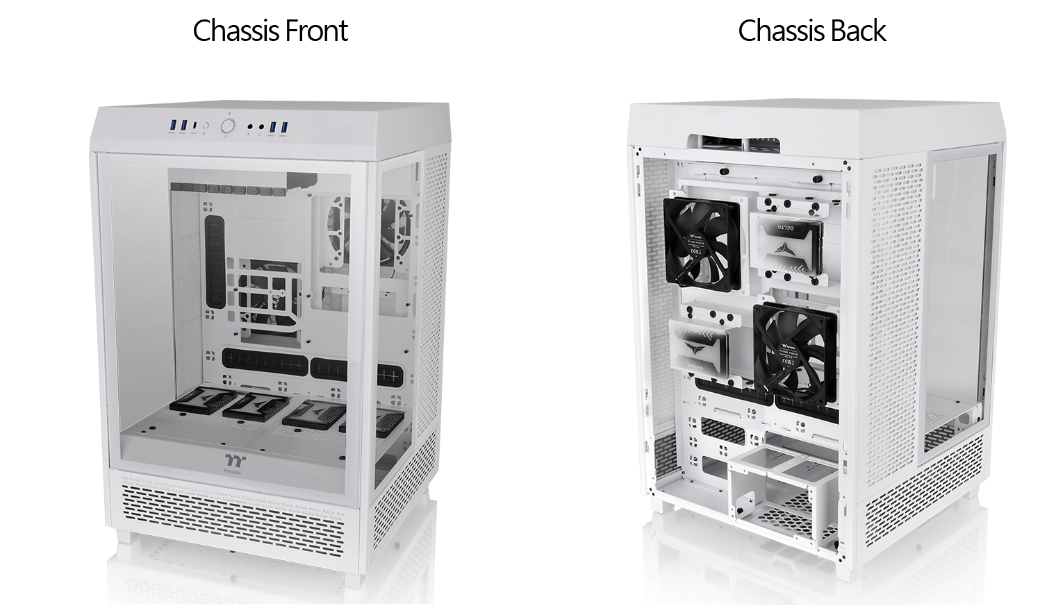 The Tower 500 Snow Mid Tower Chassis