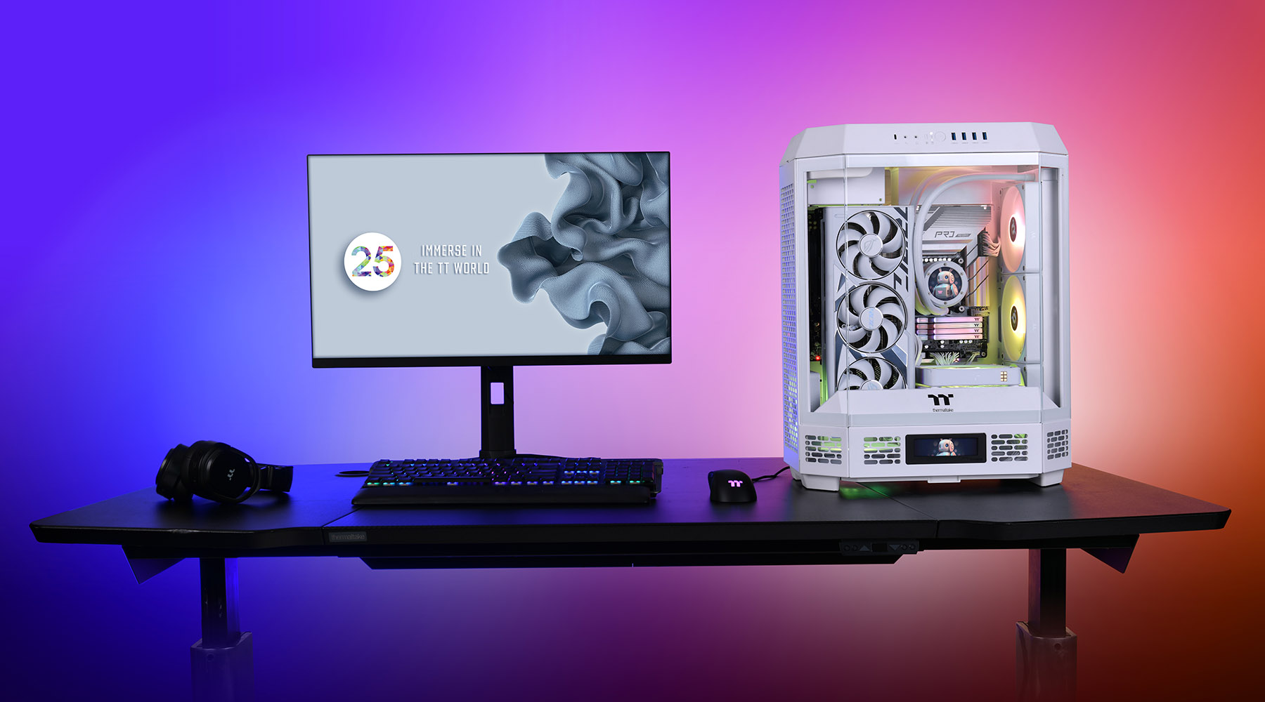 The Tower 600 Snow Mid Tower Chassis