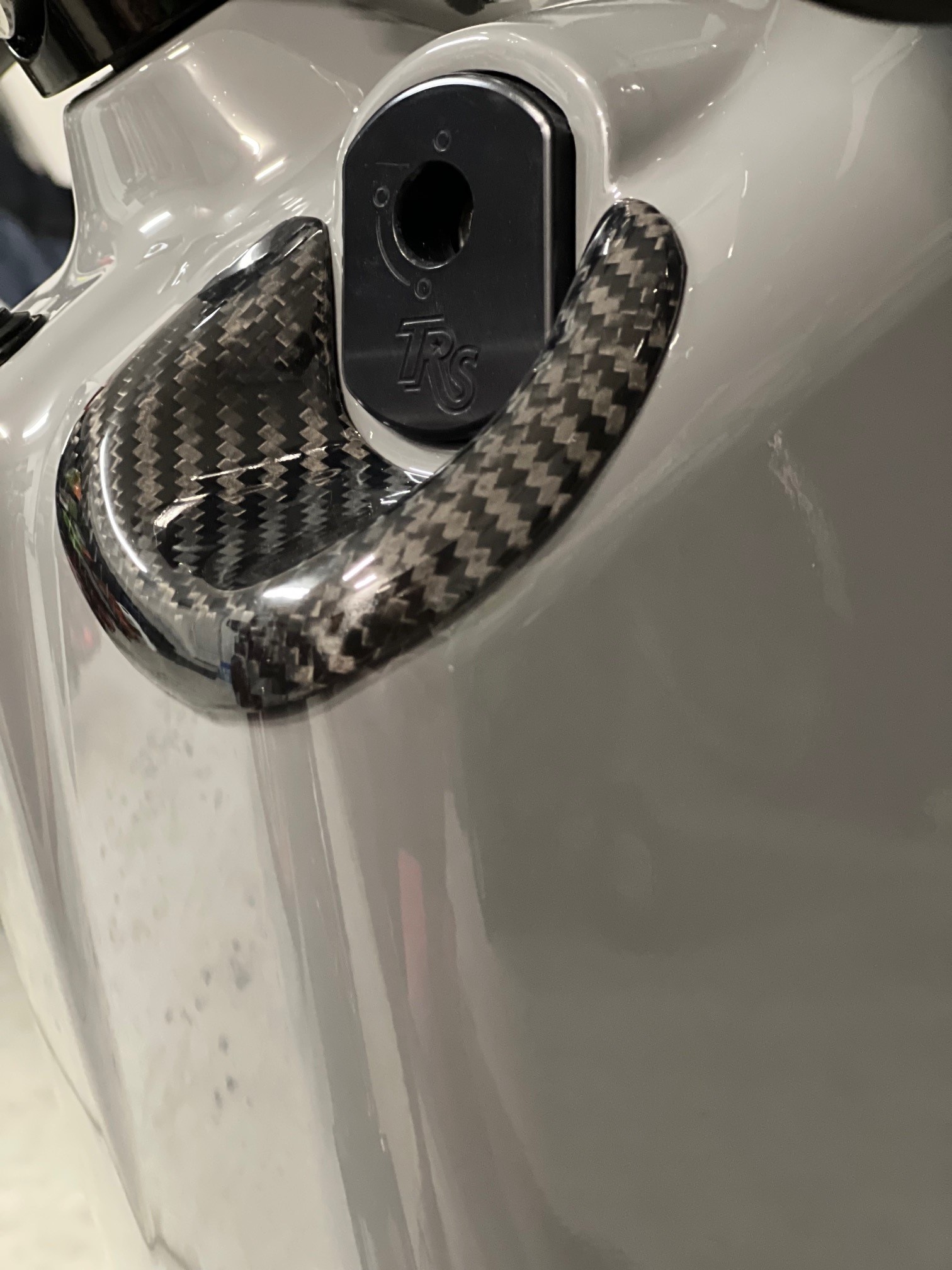 TRS 100% Carbon Fiber Key Guard Honda Ruckus Zoomer Numbered