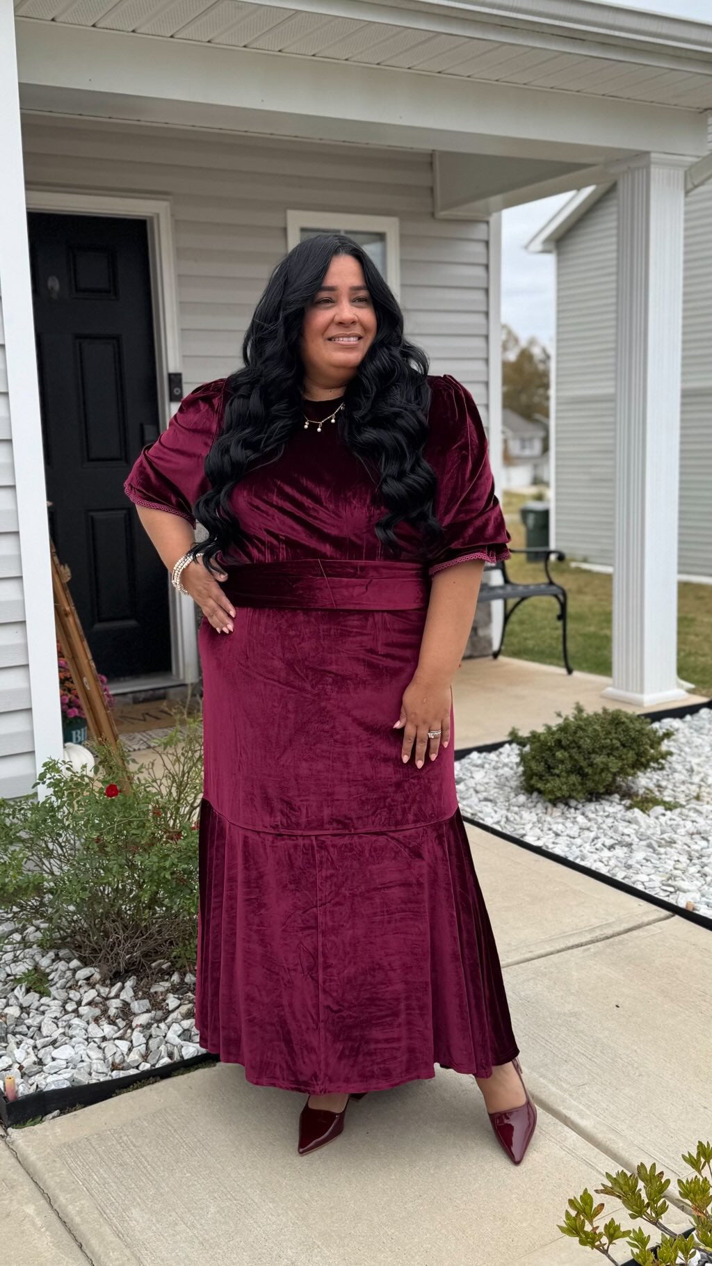 Montreal Burgundy Velvet Dress – Skirt Society
