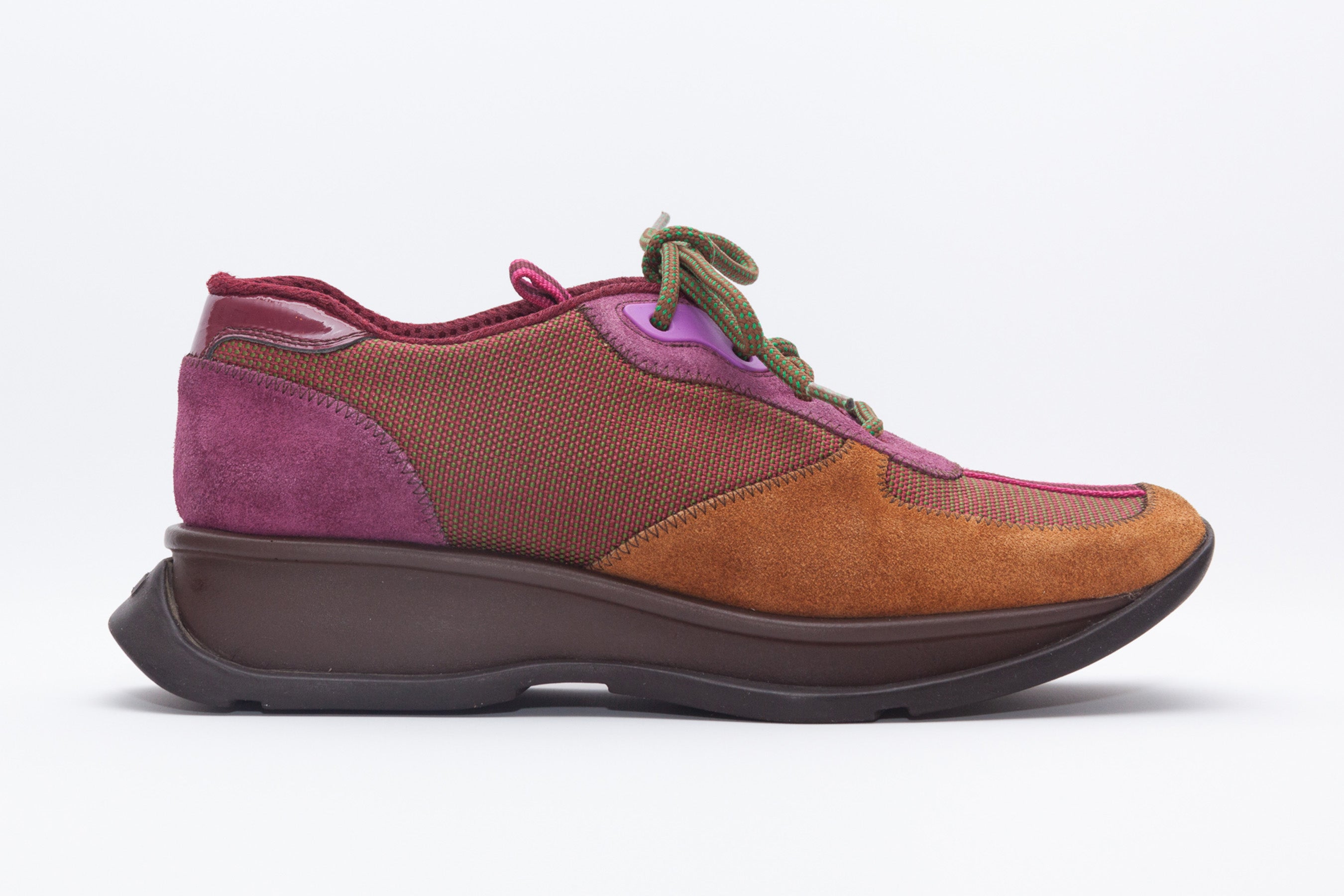 Miu Miu Vintage Rubber Platform Lace Up Sneakers – The Shoe Archives