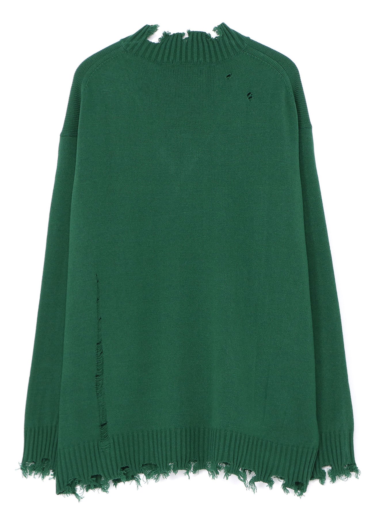 7G BULKY WOOL DAMAGE V NECK PULLOVER – THE SHOP YOHJI YAMAMOTO