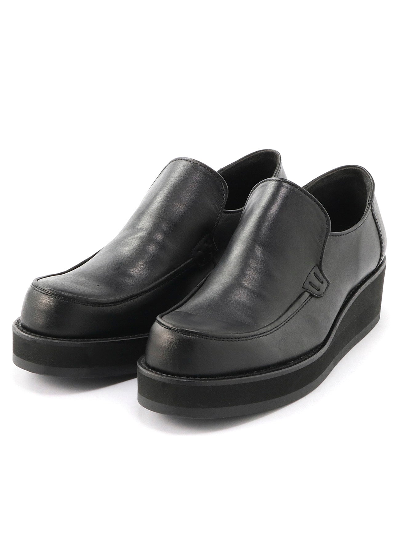 Smooth Leather Thick Sole Slip-ons – THE SHOP YOHJI YAMAMOTO