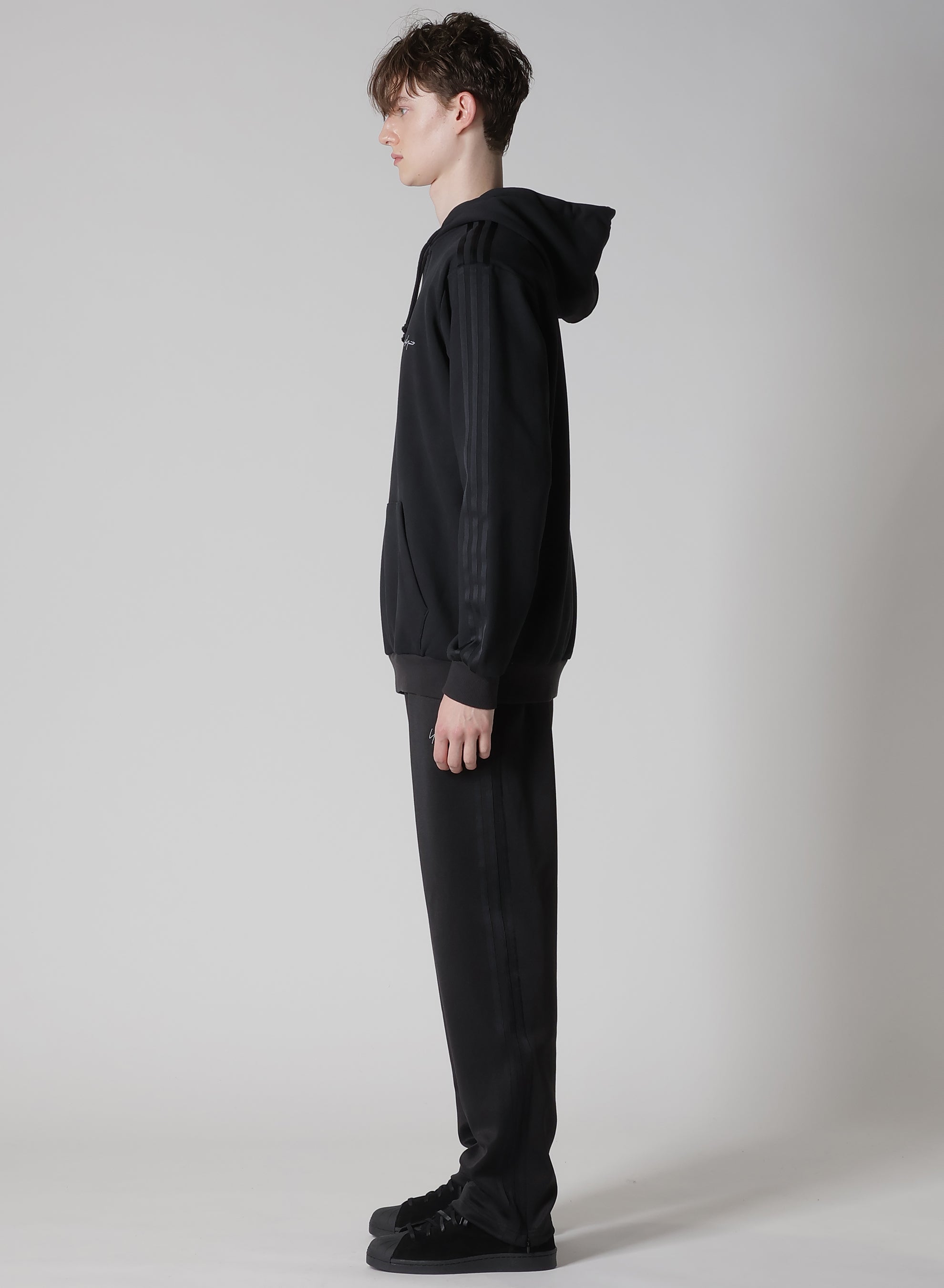 Y-3 KURO 3STRIPES HOODIE – THE SHOP YOHJI YAMAMOTO
