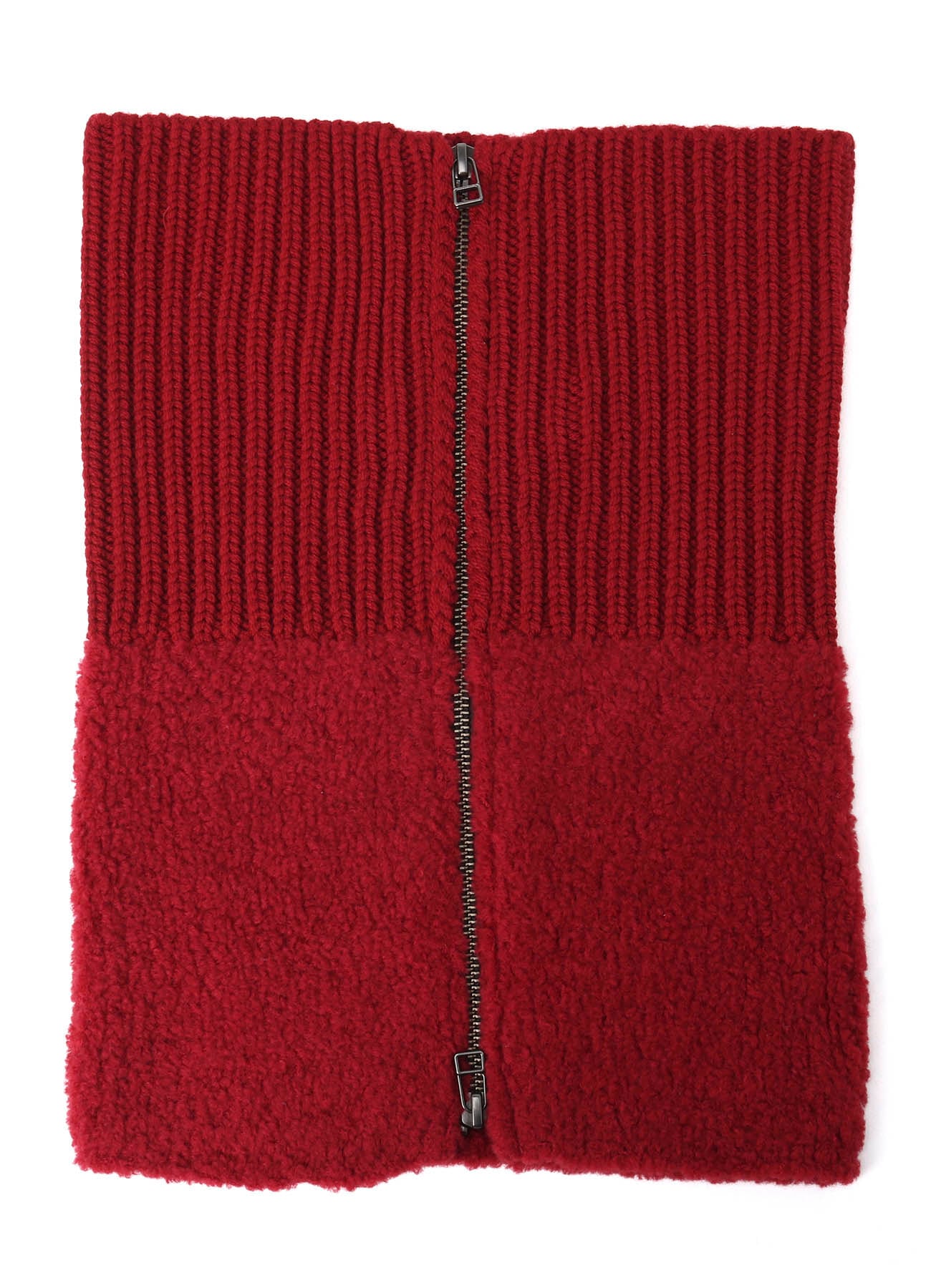 Wool boa+EX FineMerino Wool NECK WARMER(FREE SIZE Red): Soldes