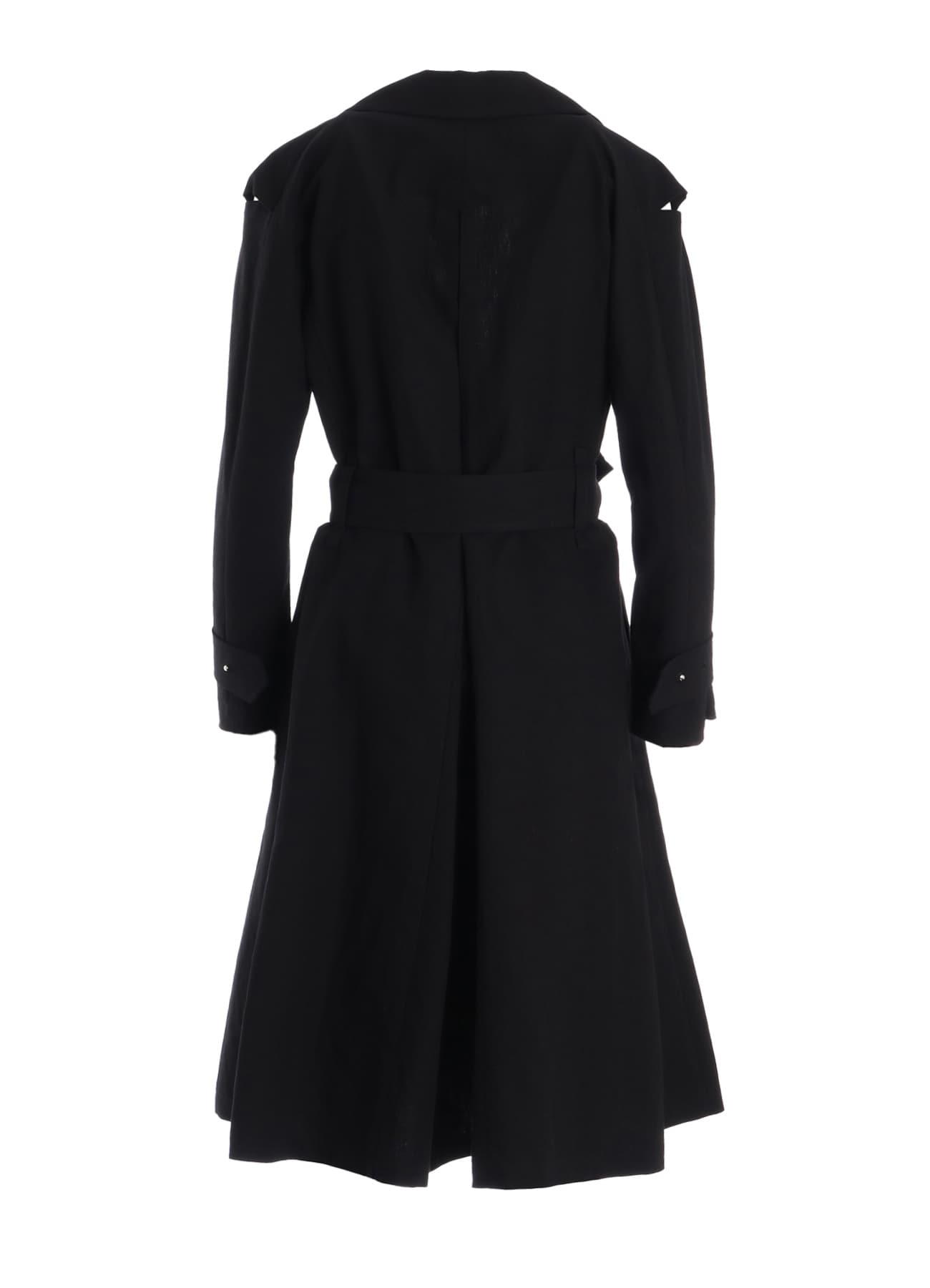 C/Li POPLIN WRAP TRENCH COAT(XS Black): Yohji Yamamoto｜THE SHOP