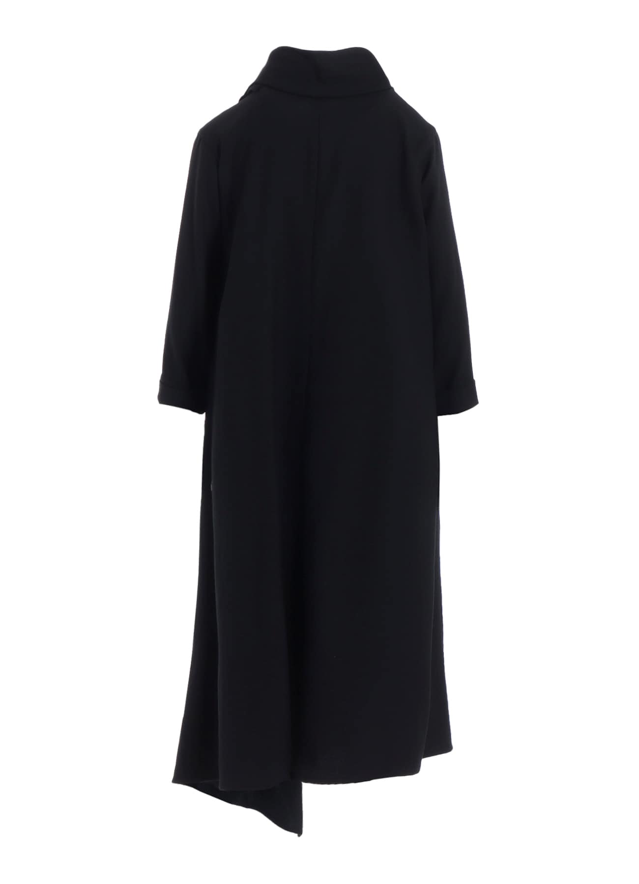 W/SAXONY DRAPED NECK DRESS(XS Black): Soldes｜THE SHOP YOHJI YAMAMOTO