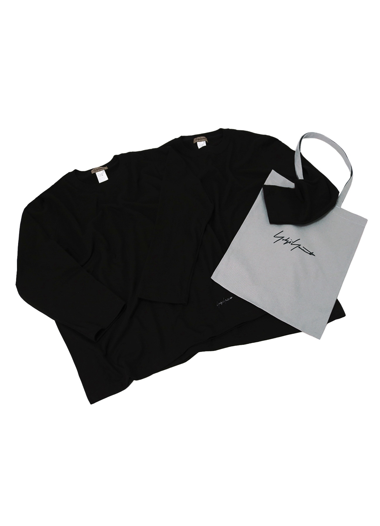 2 PACK T-shirts(S Black x Black): Yohji Yamamoto｜THE SHOP YOHJI