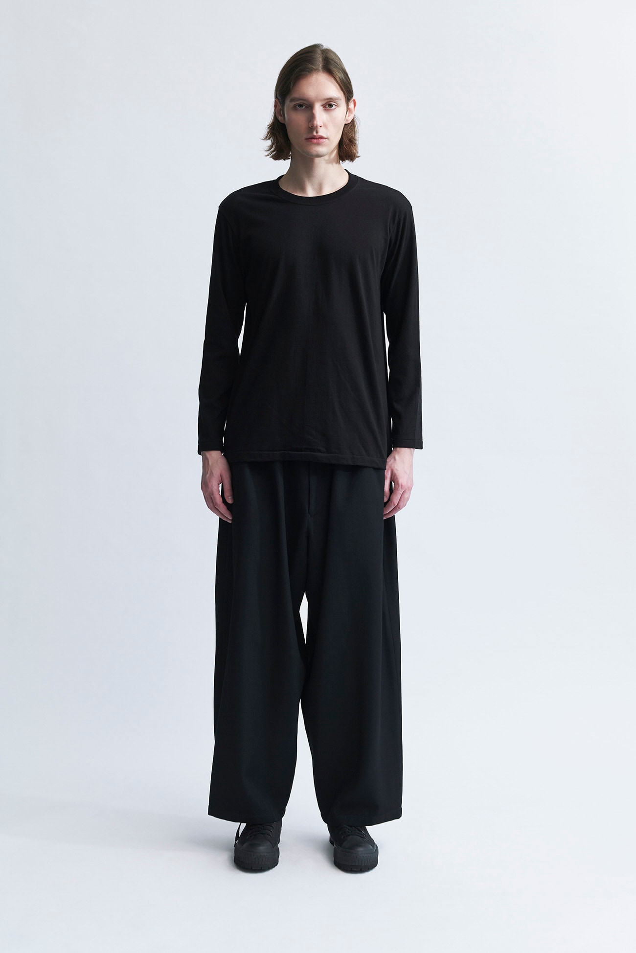 2 PACK T-shirts(S Black x Black): Yohji Yamamoto｜THE SHOP YOHJI