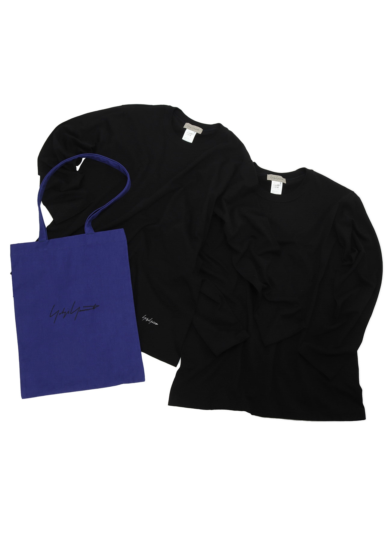 2 PACK T-shirts(S Black x Black): Yohji Yamamoto｜THE SHOP YOHJI