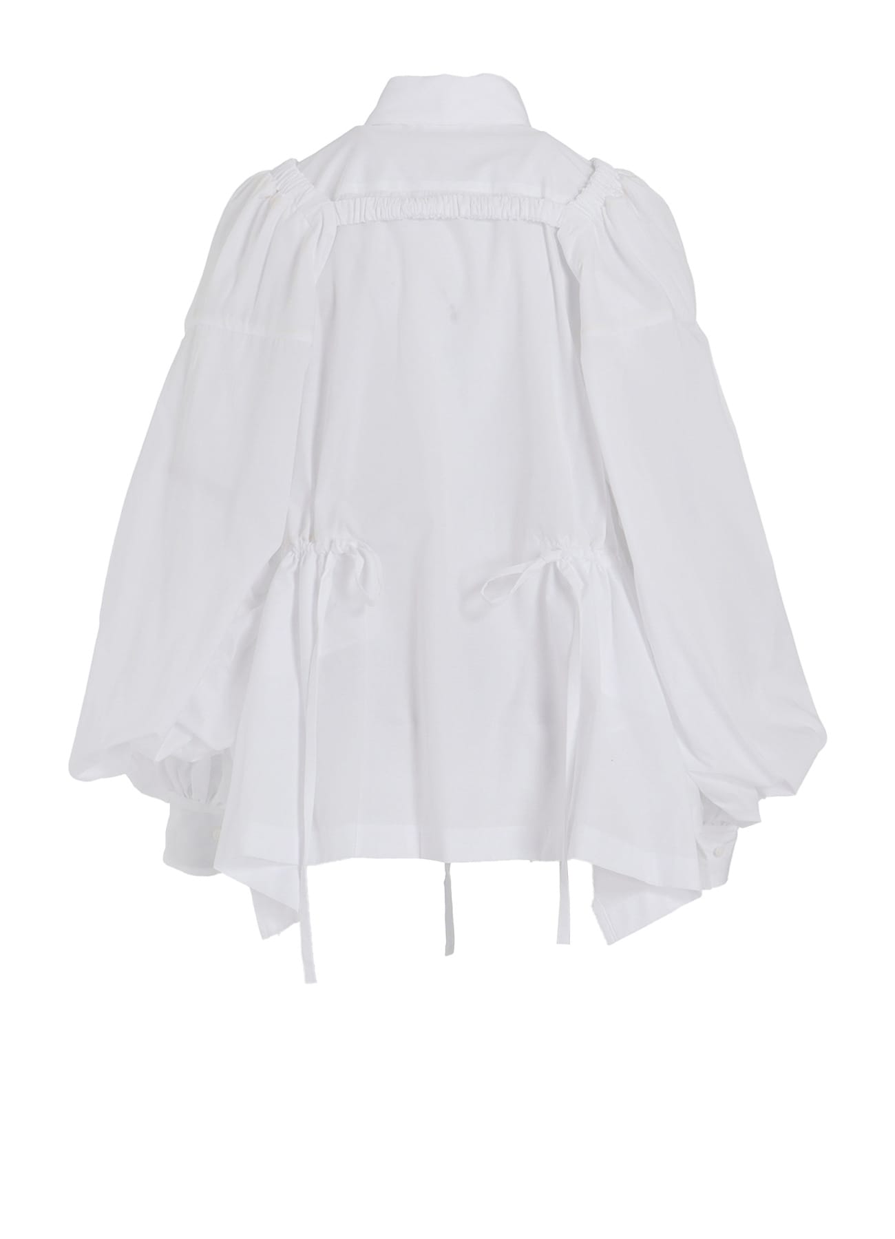 BROAD COMBINATION BLOUSE(S Off White): Yohji Yamamoto｜THE SHOP