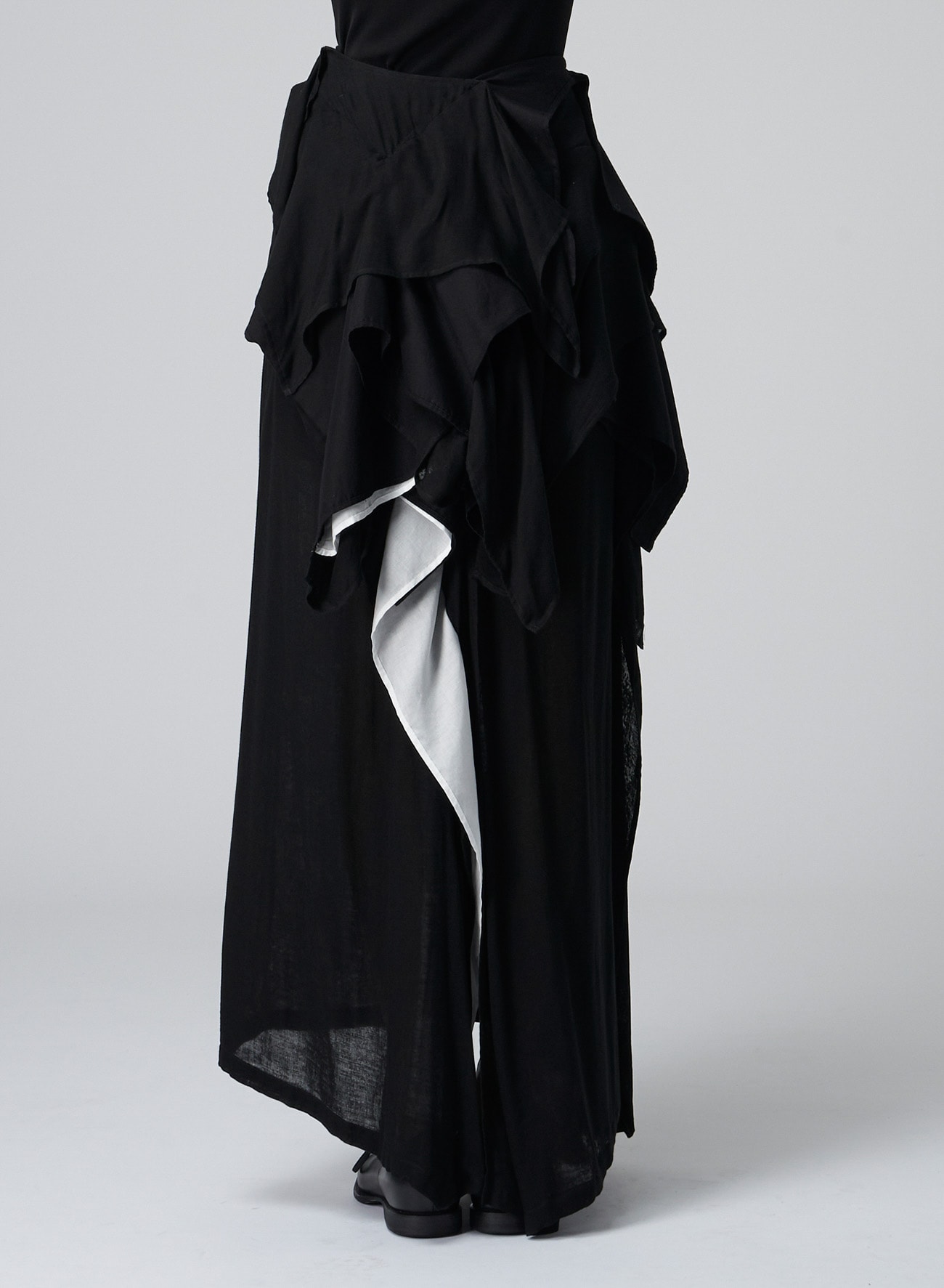 REVERSED SEAM LONG S(XS BlackxWhite): Vintage｜THE SHOP YOHJI YAMAMOTO