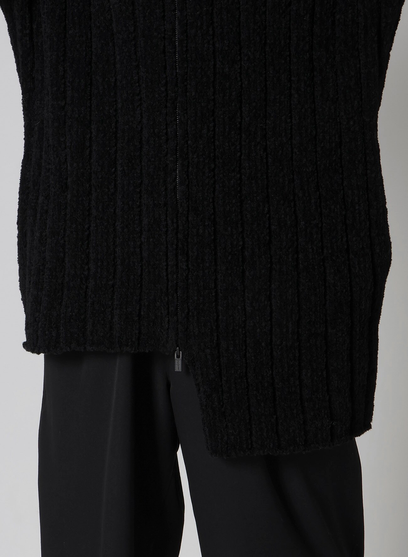 3G4 RIB ASYMMETRY DRIVERS KNIT(FREE SIZE Black): Soldes｜THE SHOP