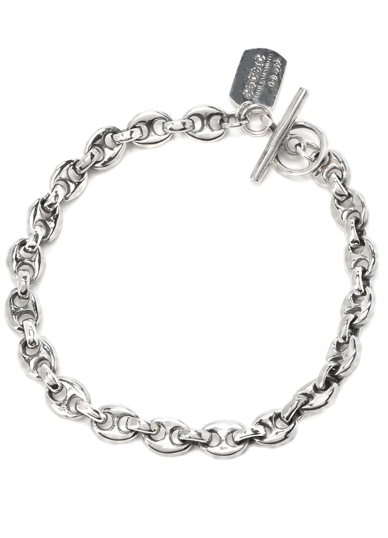 SILVER 950 CHAIN BRACELET PT1(FREE SIZE Silver): GOTHIC YOHJI