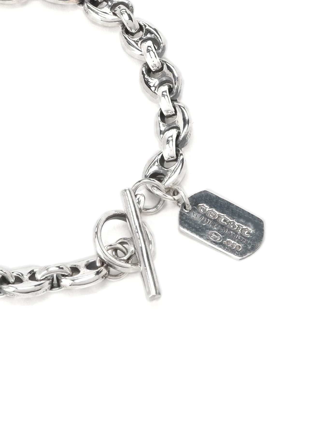 SILVER 950 CHAIN BRACELET PT1(FREE SIZE Silver): GOTHIC YOHJI