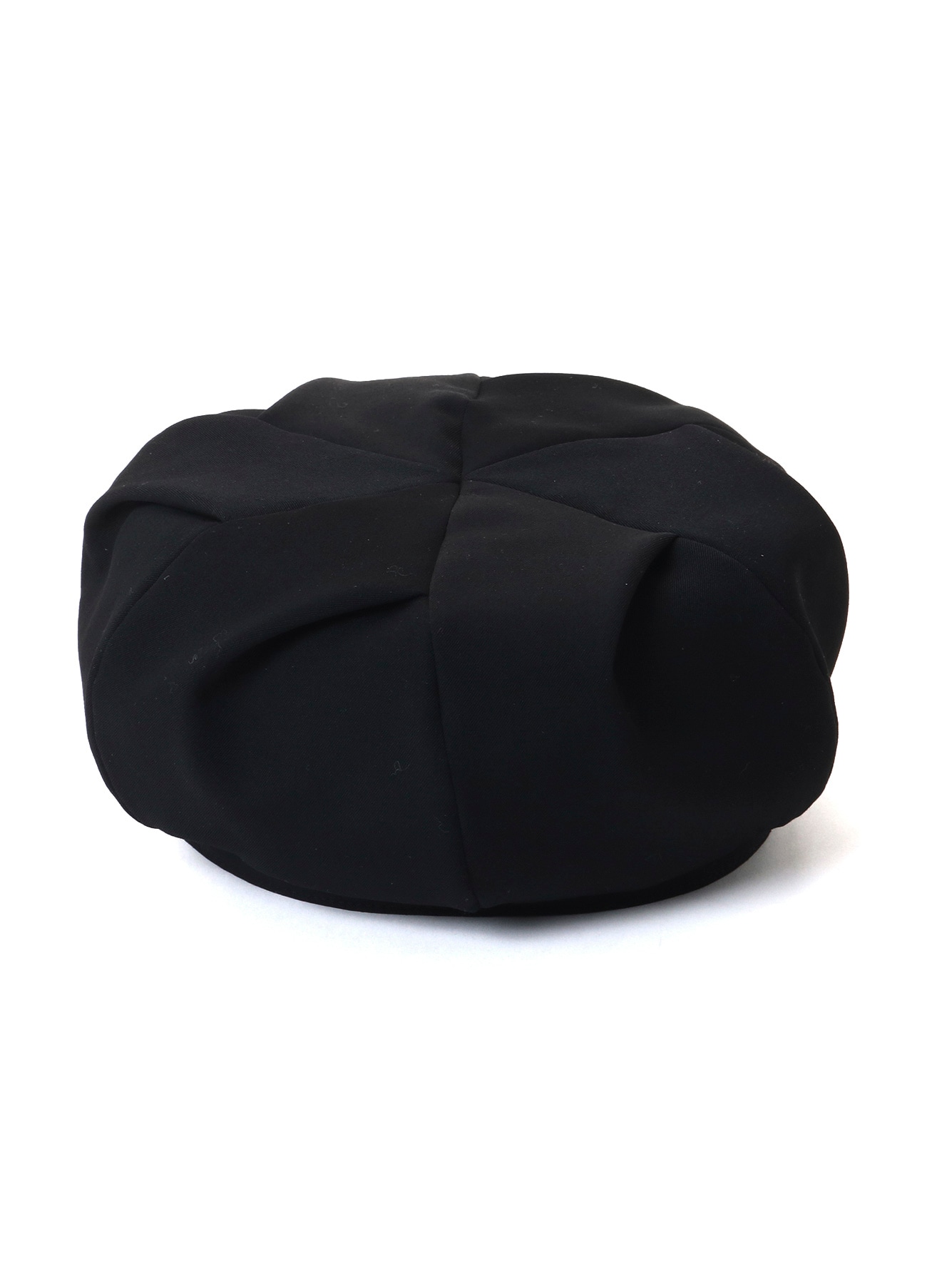 WOOL GABARDINE TUCK CASQUETTE(M Black): Yohji Yamamoto POUR HOMME