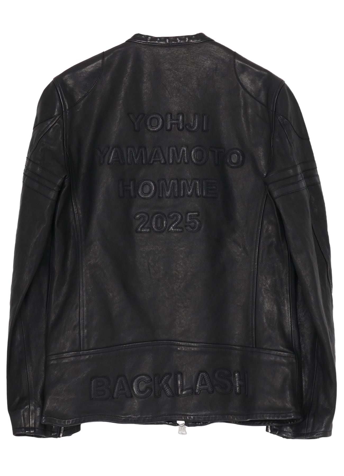 JAPAN HORSE WASHED SINGLE RIDERS(M Black): Yohji Yamamoto POUR