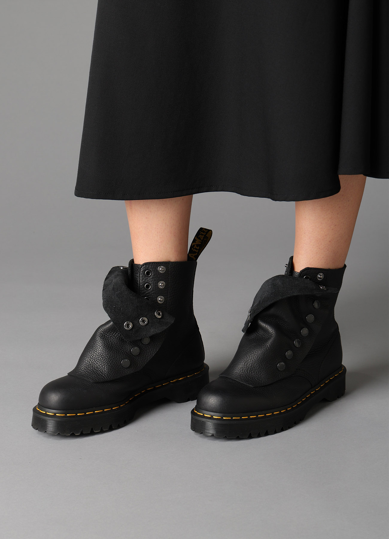 LIMI feu × Dr. Martens DOT BUTTON BOOTS(23 Black): LIMI feu｜THE