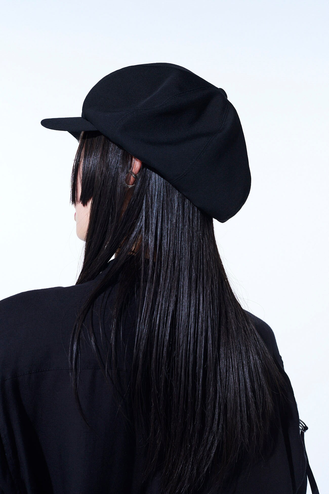 WASHER WOOL GABARDINE CASQUETTE(M Black): S'YTE｜THE SHOP YOHJI