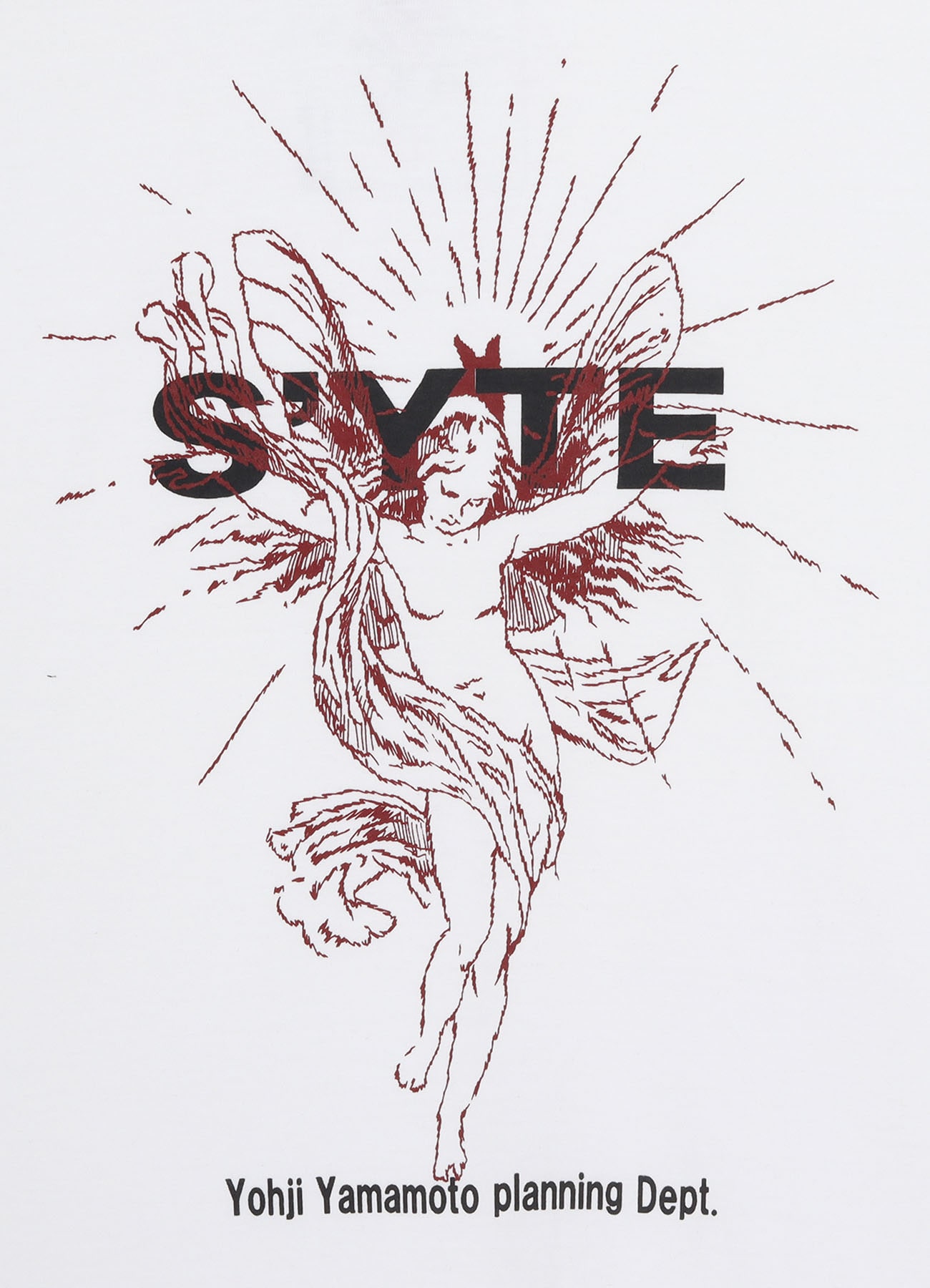 GRAPHIC T-SHIRT -ANGEL-(S White): S'YTE｜THE SHOP YOHJI YAMAMOTO