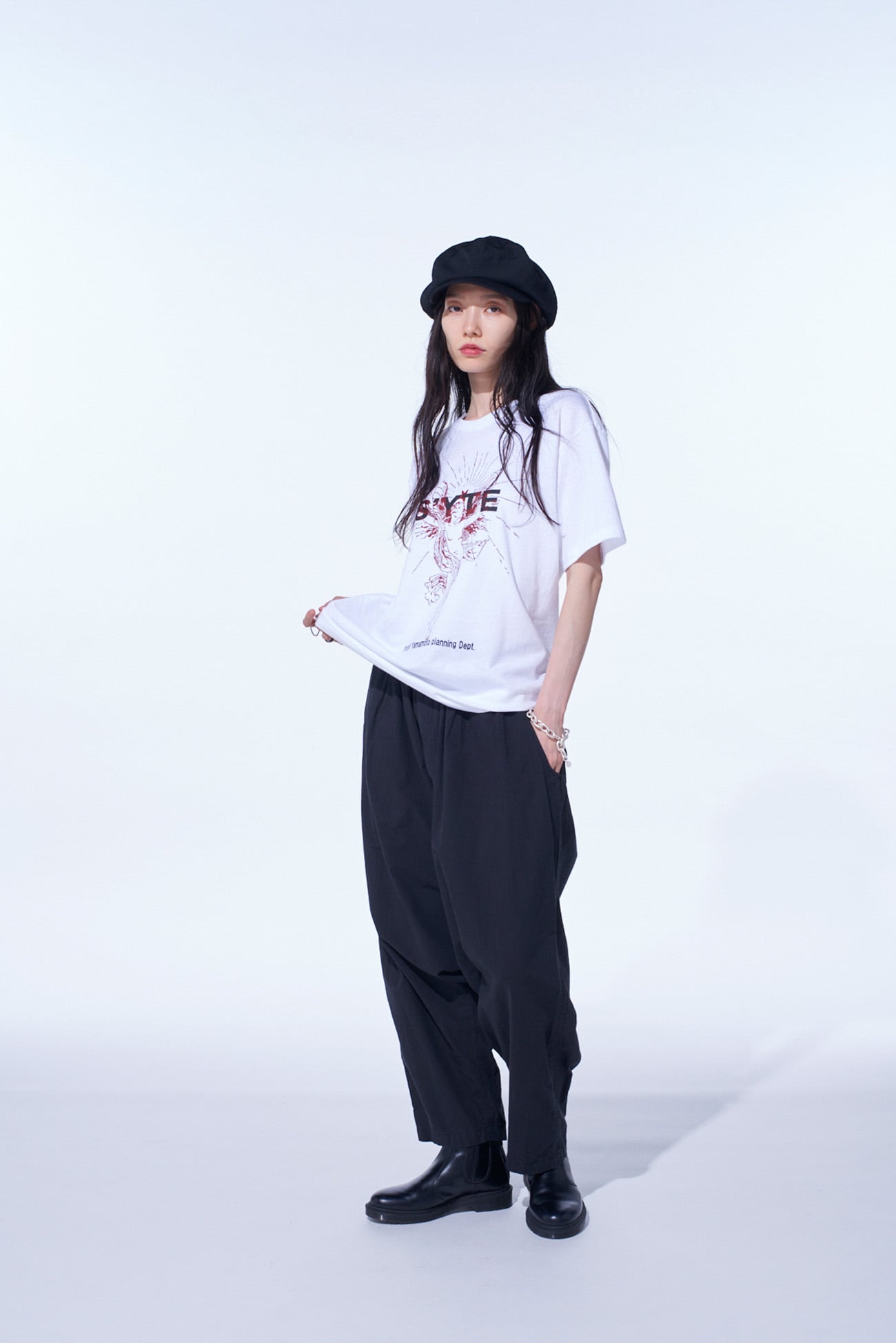 GRAPHIC T-SHIRT -ANGEL-(S White): S'YTE｜THE SHOP YOHJI YAMAMOTO