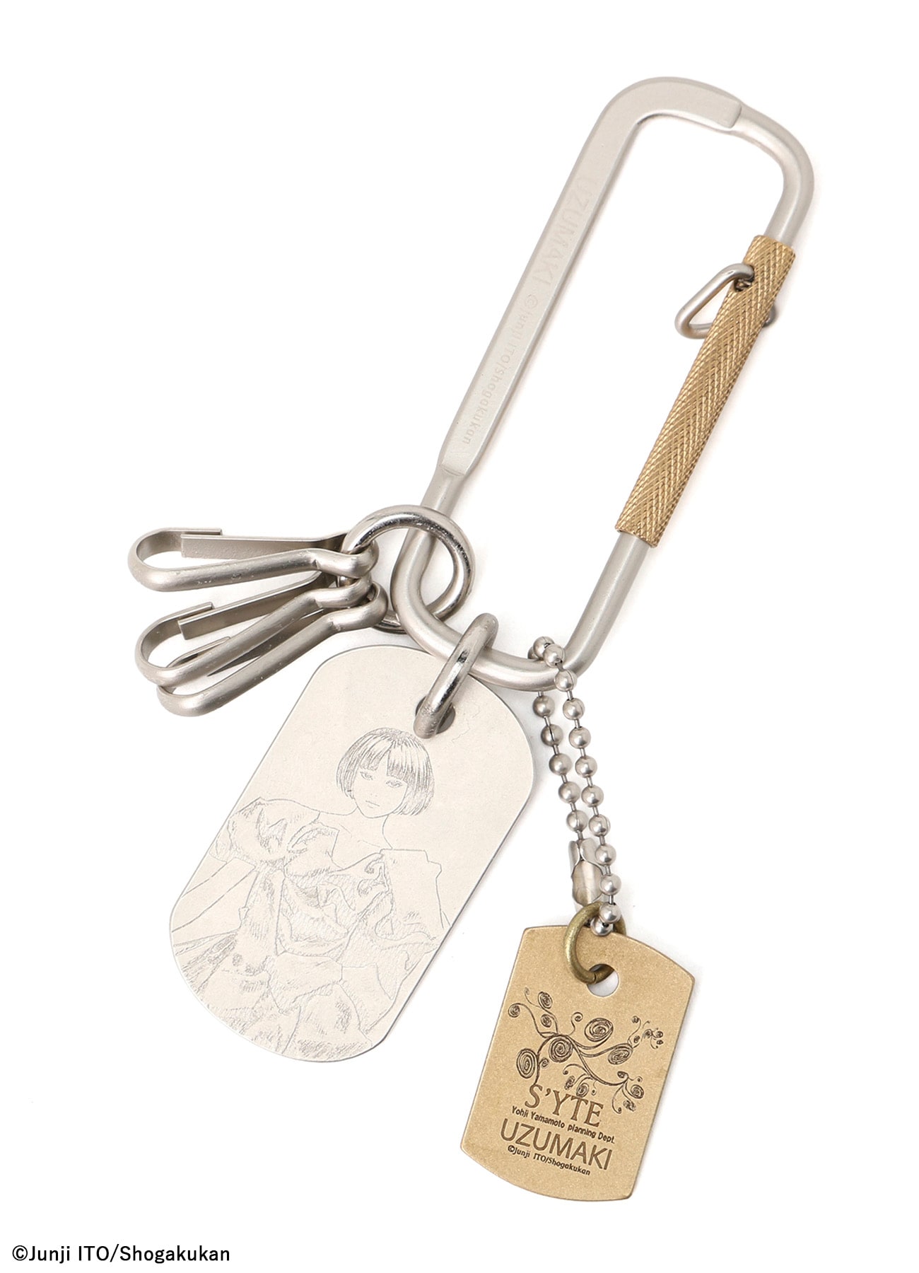 S'YTE × Junji ITO -UZUMAKI- AZAMI WEARING YOHJI YAMAMOTO DOG TAG