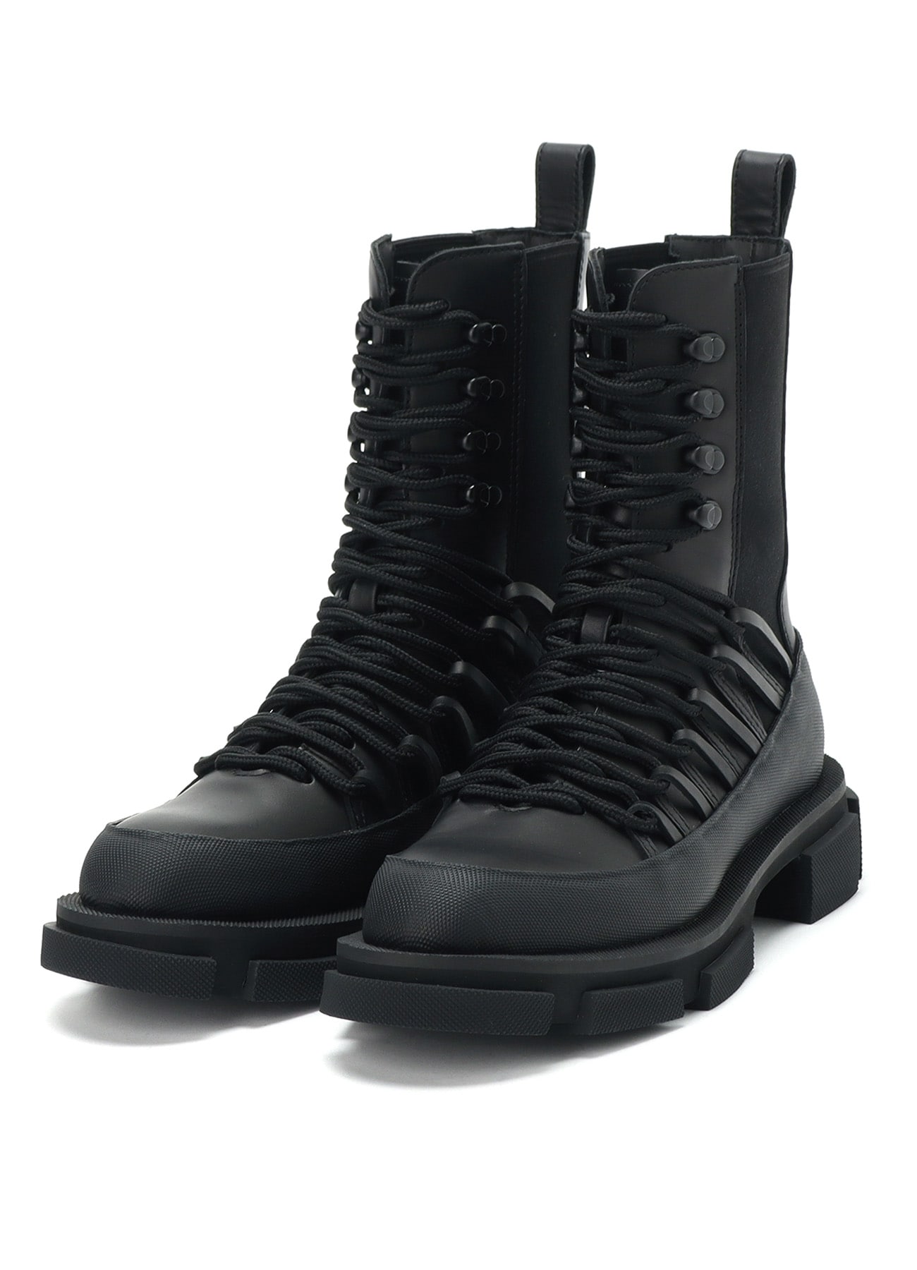Y's x both]Lace-up boots(23 Black): Soldes｜THE SHOP YOHJI YAMAMOTO