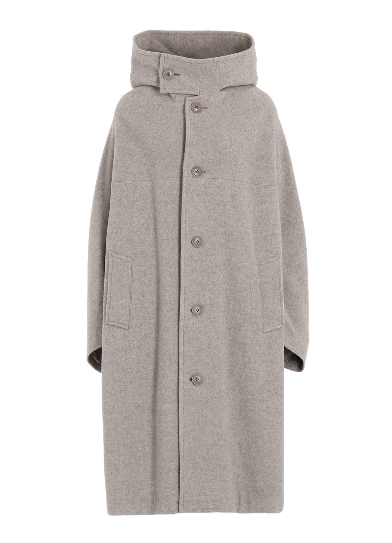 AIRY MOSSER LONG CAPE COAT(XS Light Grey): Y's｜THE SHOP YOHJI