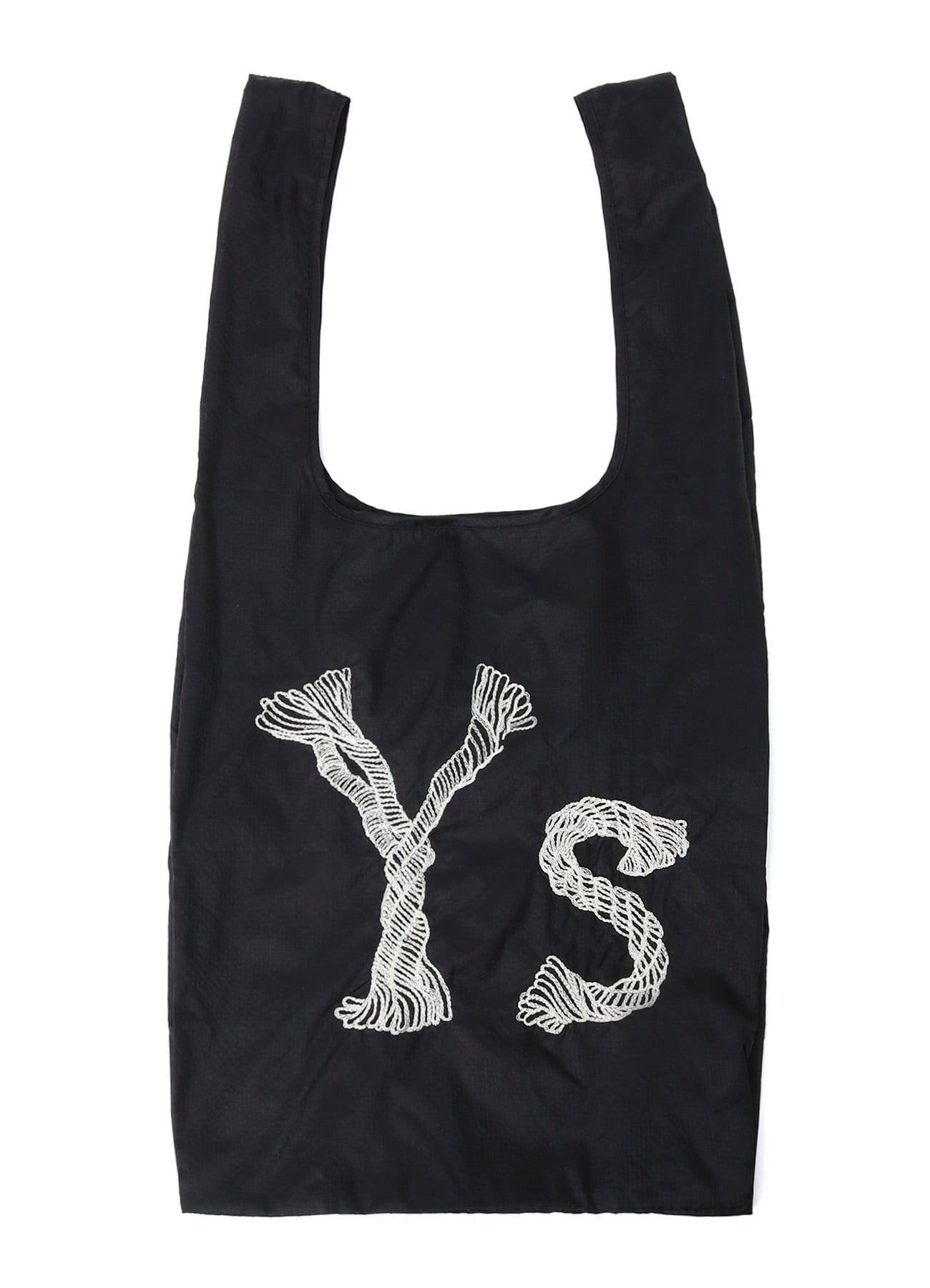 Y'S LOGO STITCH NYLON SHOPPING BAG(FREE SIZE Black): Soldes｜THE