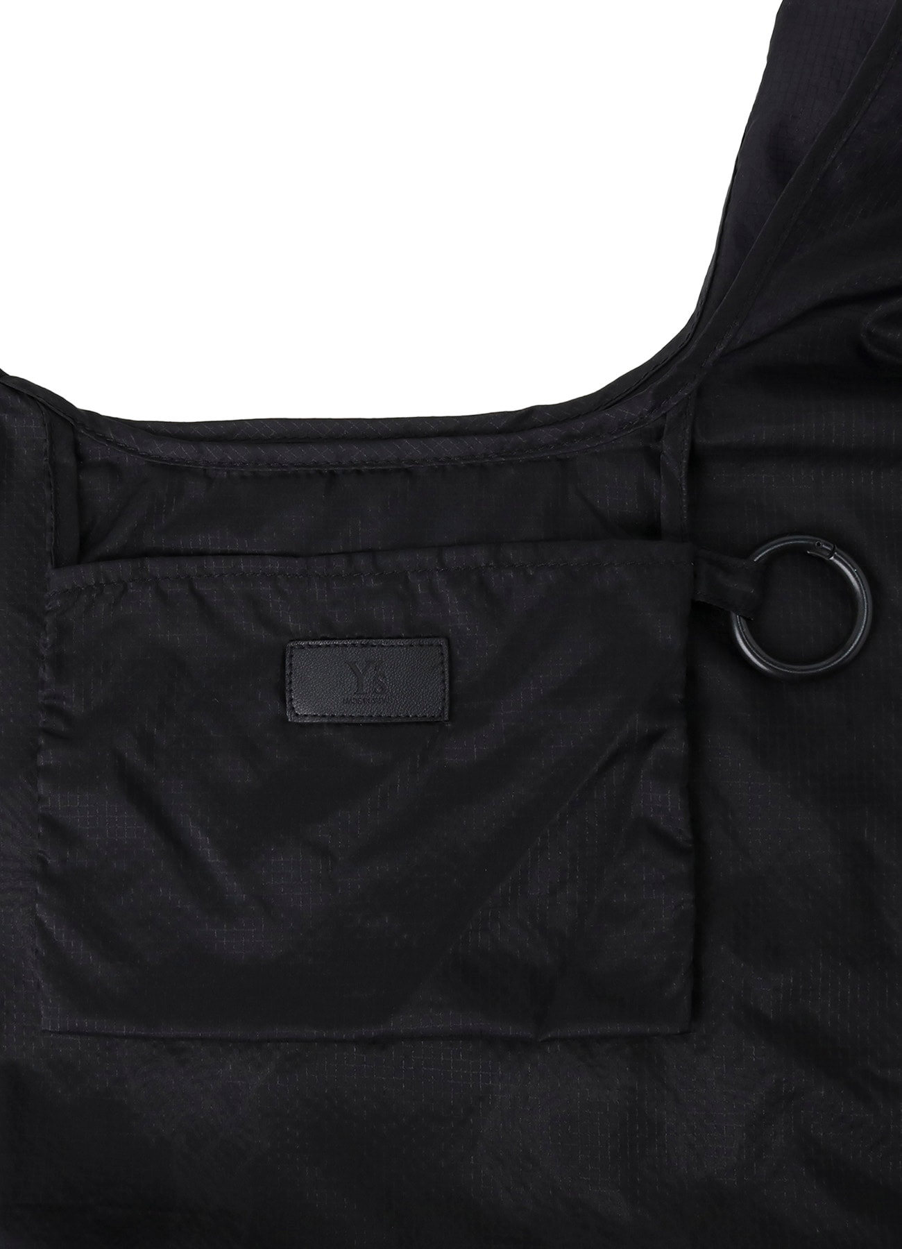 Y'S LOGO STITCH NYLON SHOPPING BAG(FREE SIZE Black): Soldes｜THE