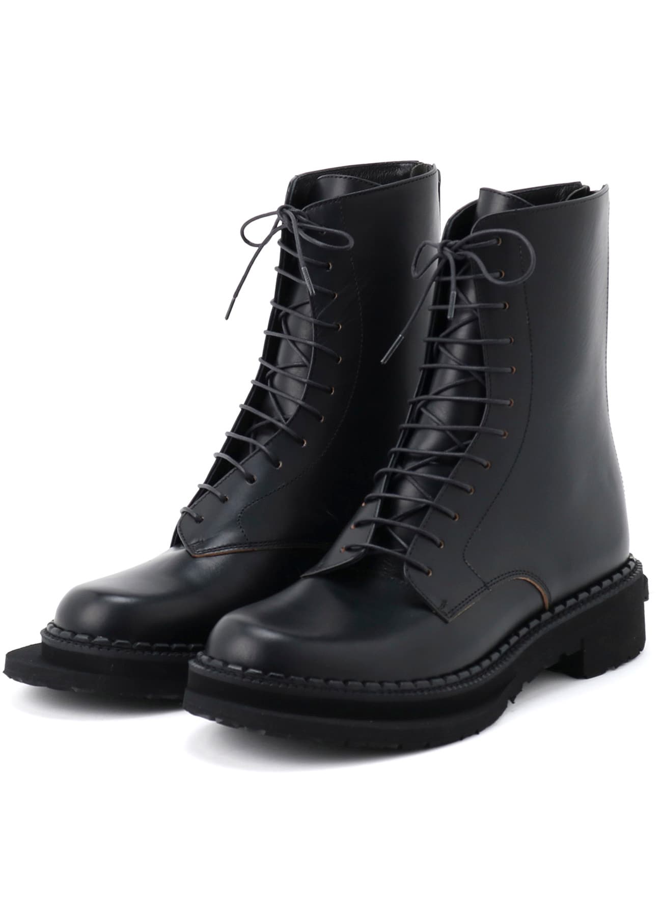 TWISTED LEATHER BOOTS(23 Black): Soldes｜THE SHOP YOHJI YAMAMOTO